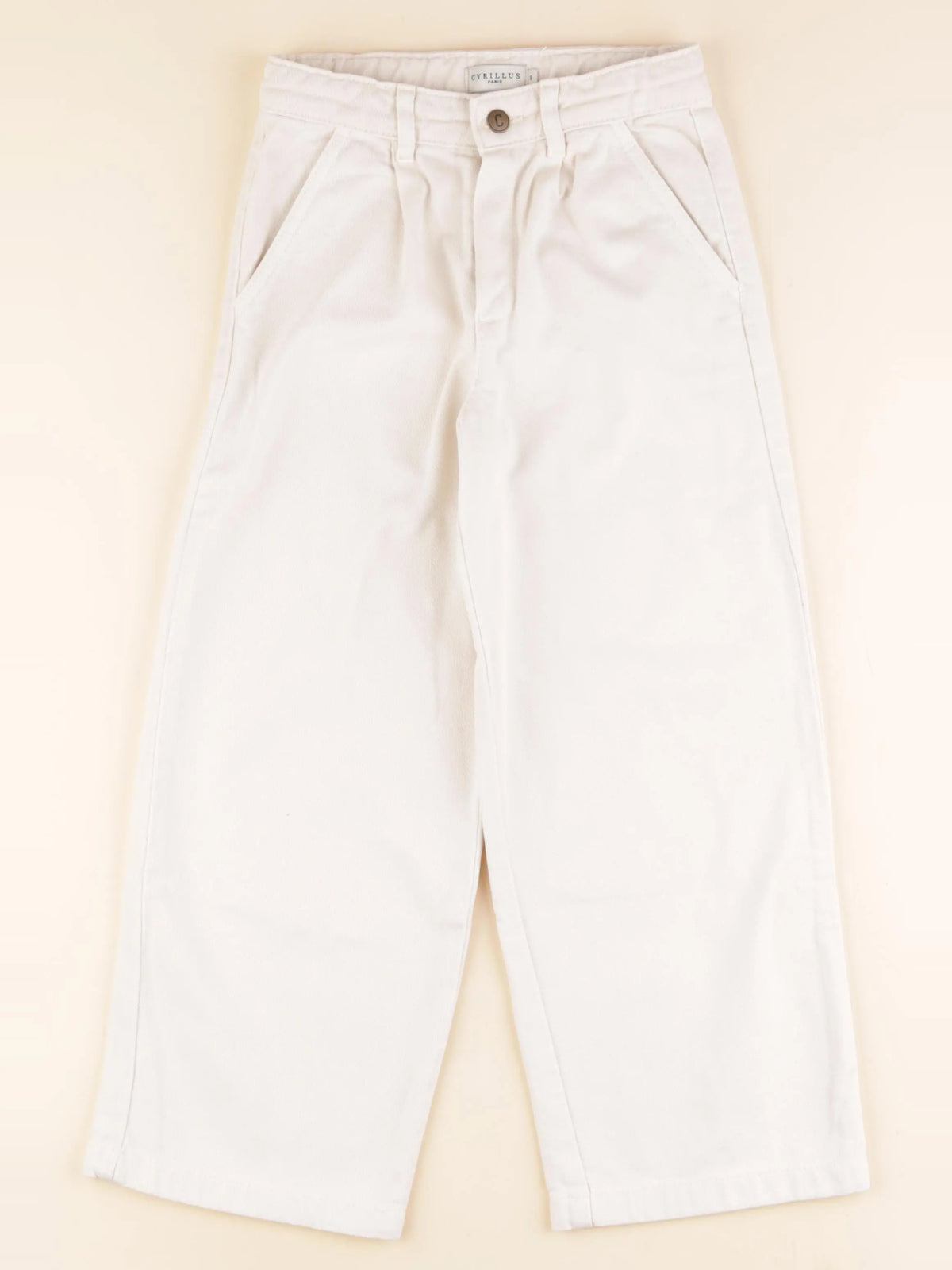 Cyrillus - jean beige - 8 ans