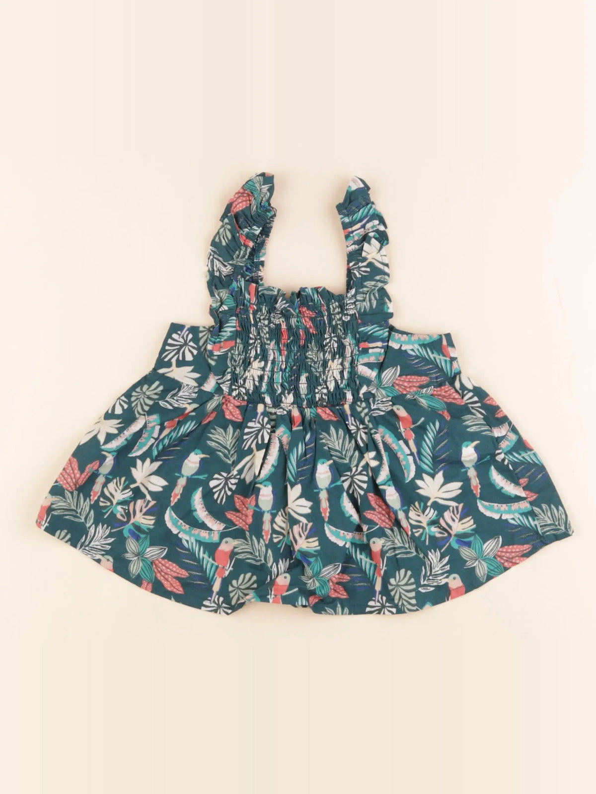 Vertbaudet - blouse vert - 2 ans