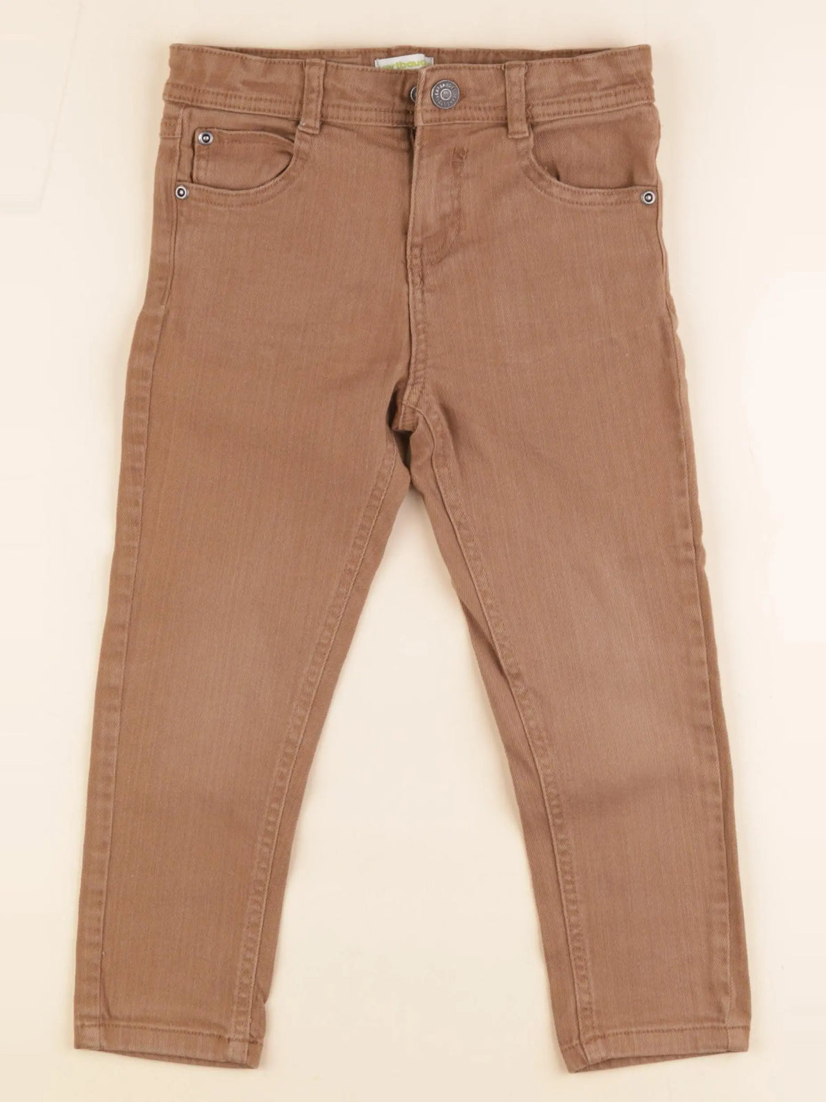 Vertbaudet - jean marron - 4 ans