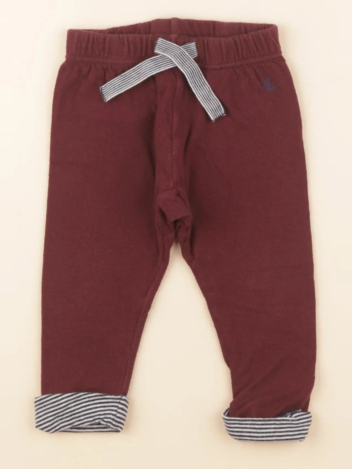 Petit Bateau - jogging rouge - 12 mois