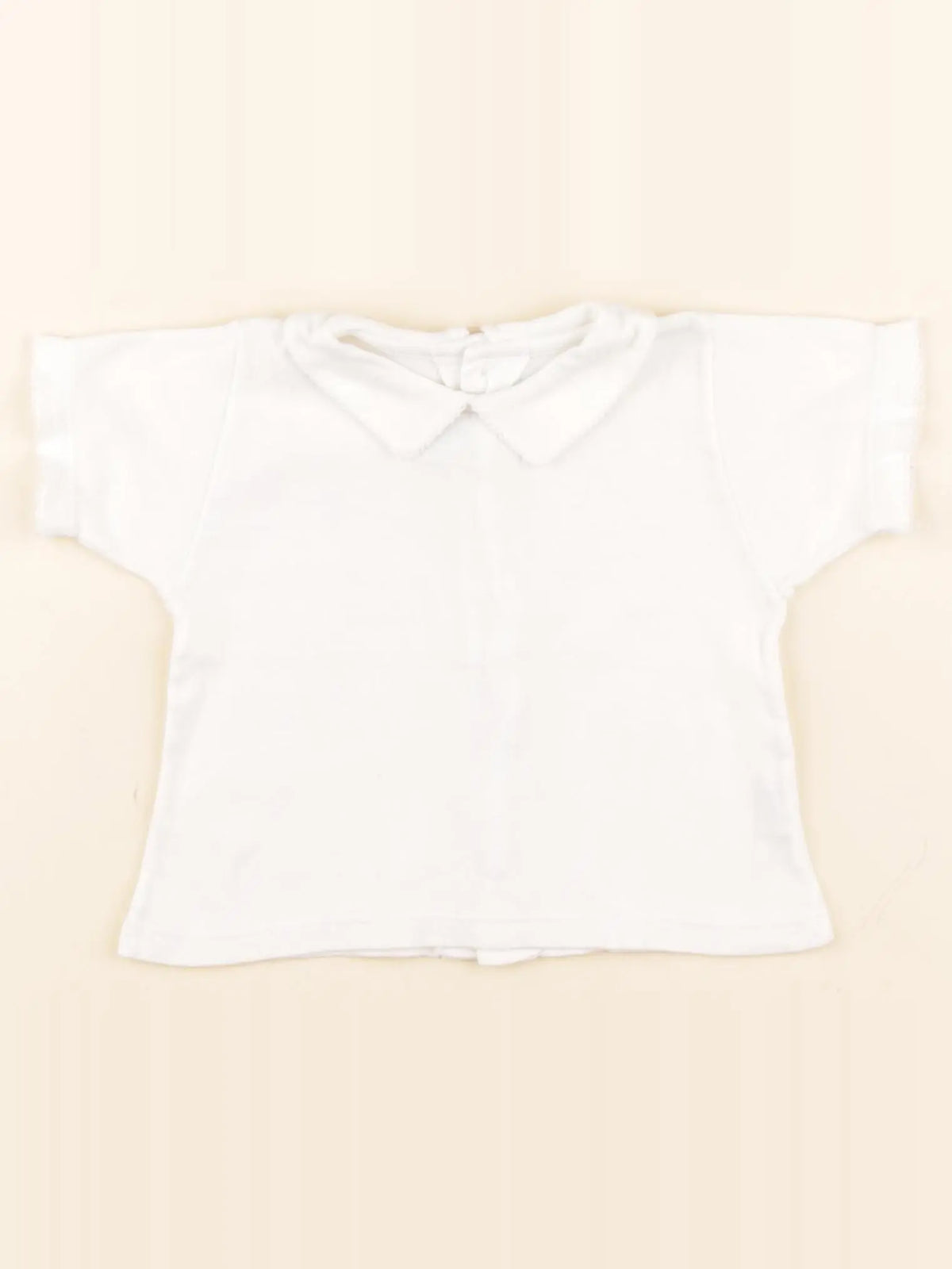 Petit Bateau - tee-shirt blanc - 6 mois