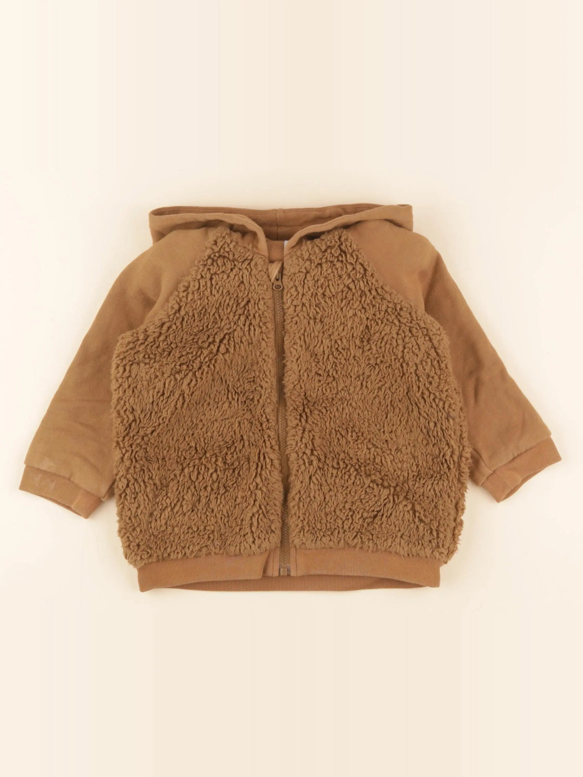 Petit Bateau - gilet marron - 24 mois