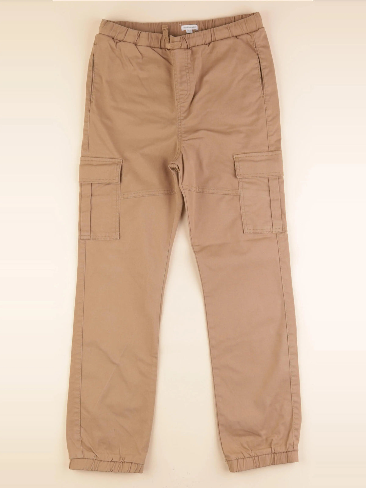 Vertbaudet - pantalon beige - 14 ans