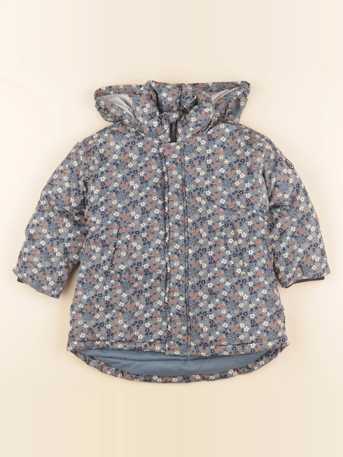 Petit Bateau - doudoune bleu - 5 ans