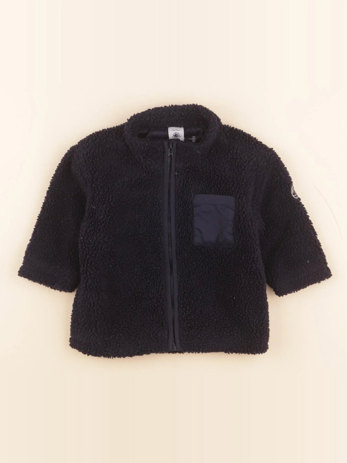 Petit Bateau - polaire bleu - 18 mois