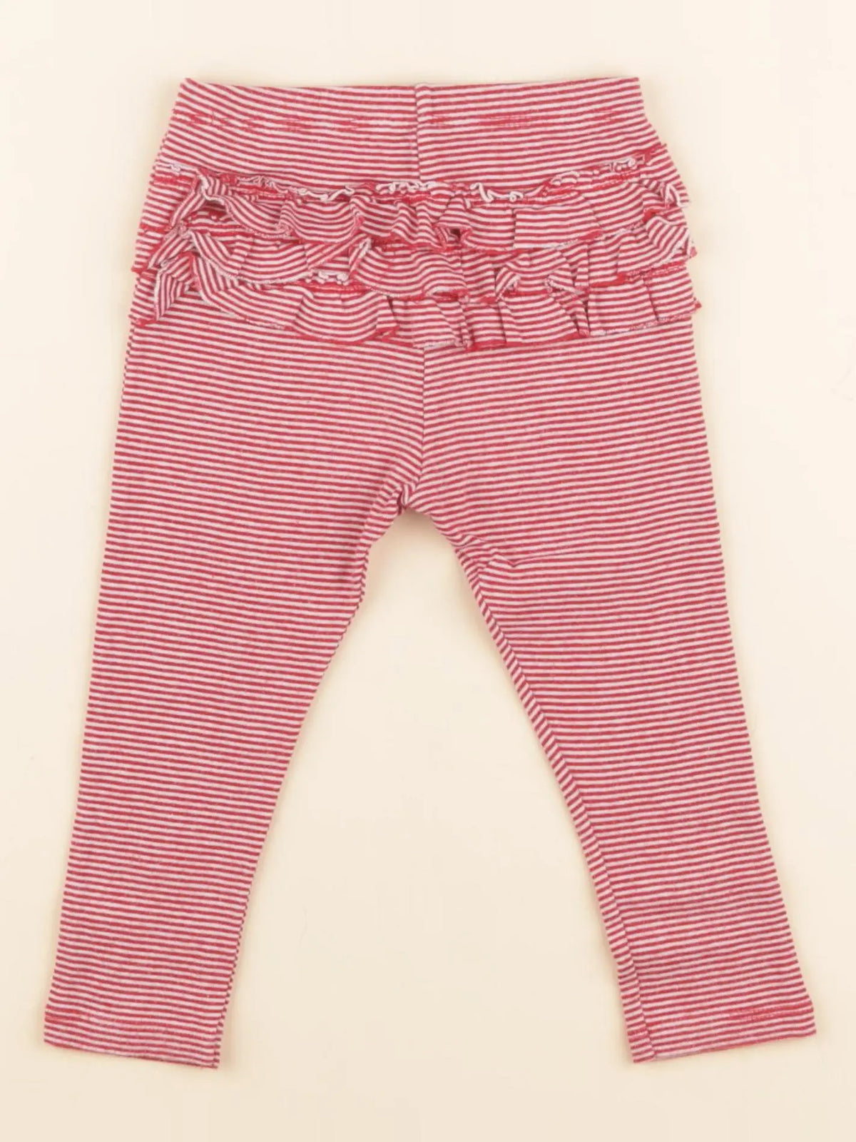 Petit Bateau - legging rouge - 18 mois