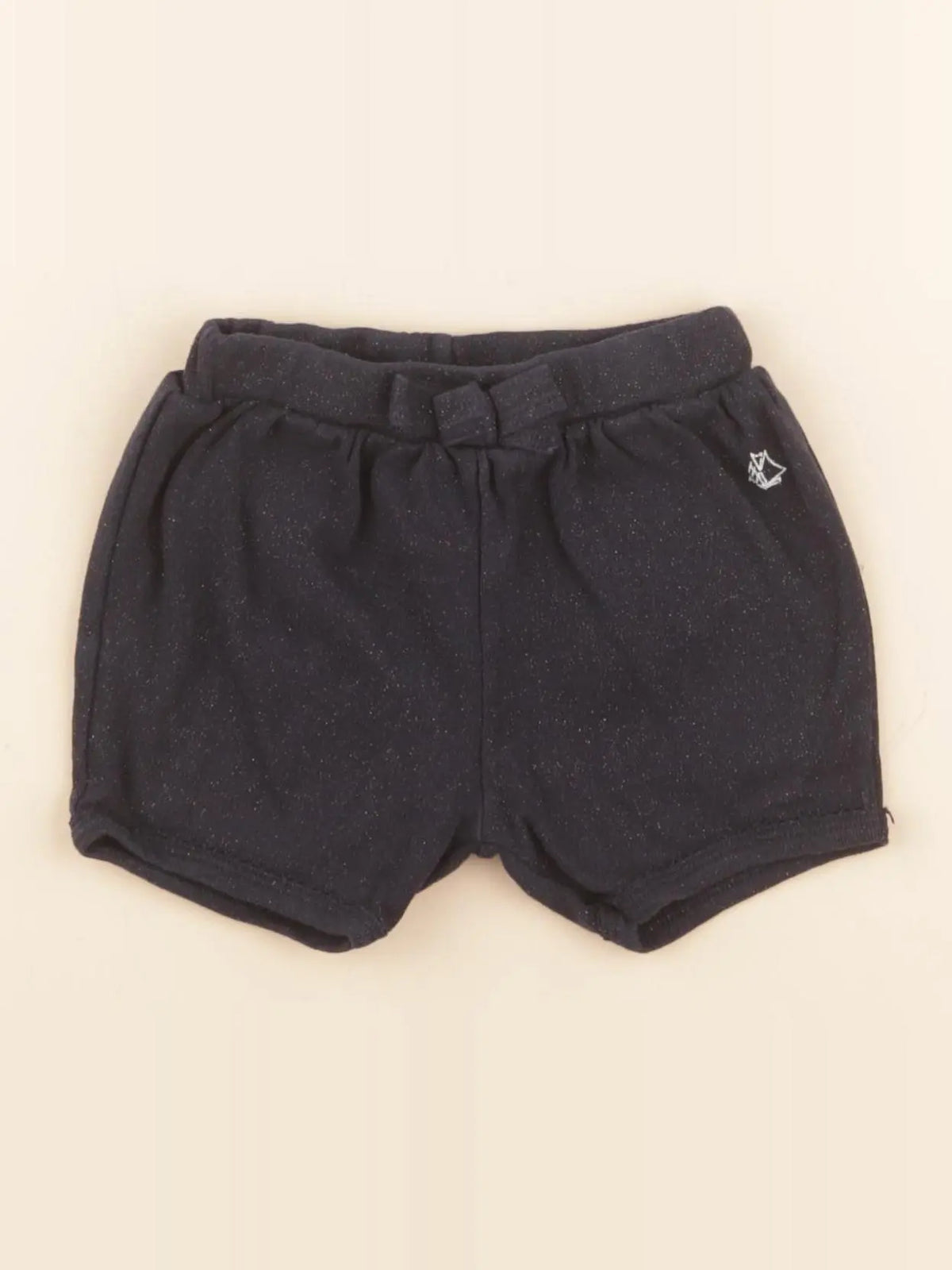 Petit Bateau - short bleu, or - 6 mois