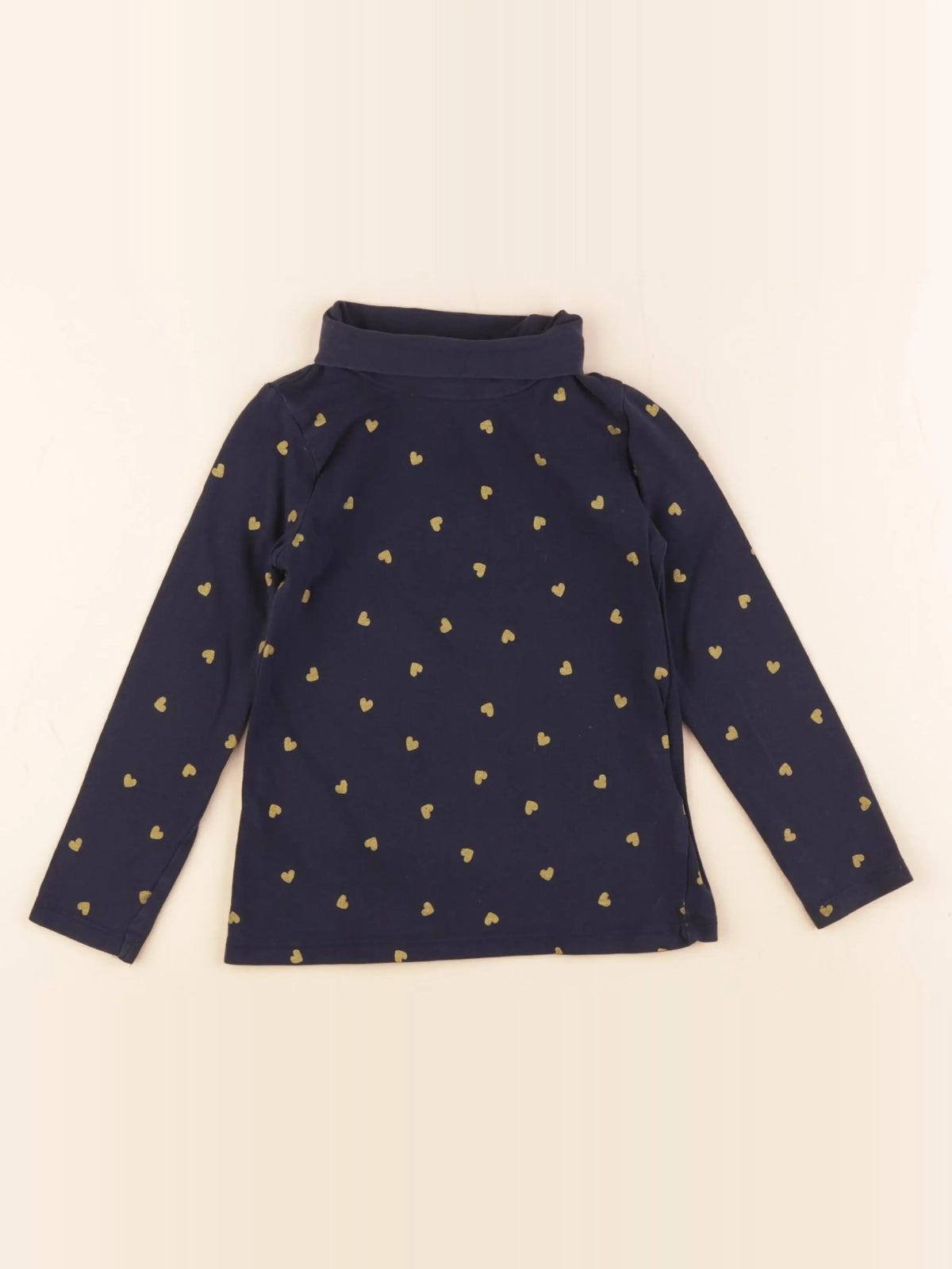 H&M - sous-pull bleu - 2/4 ans