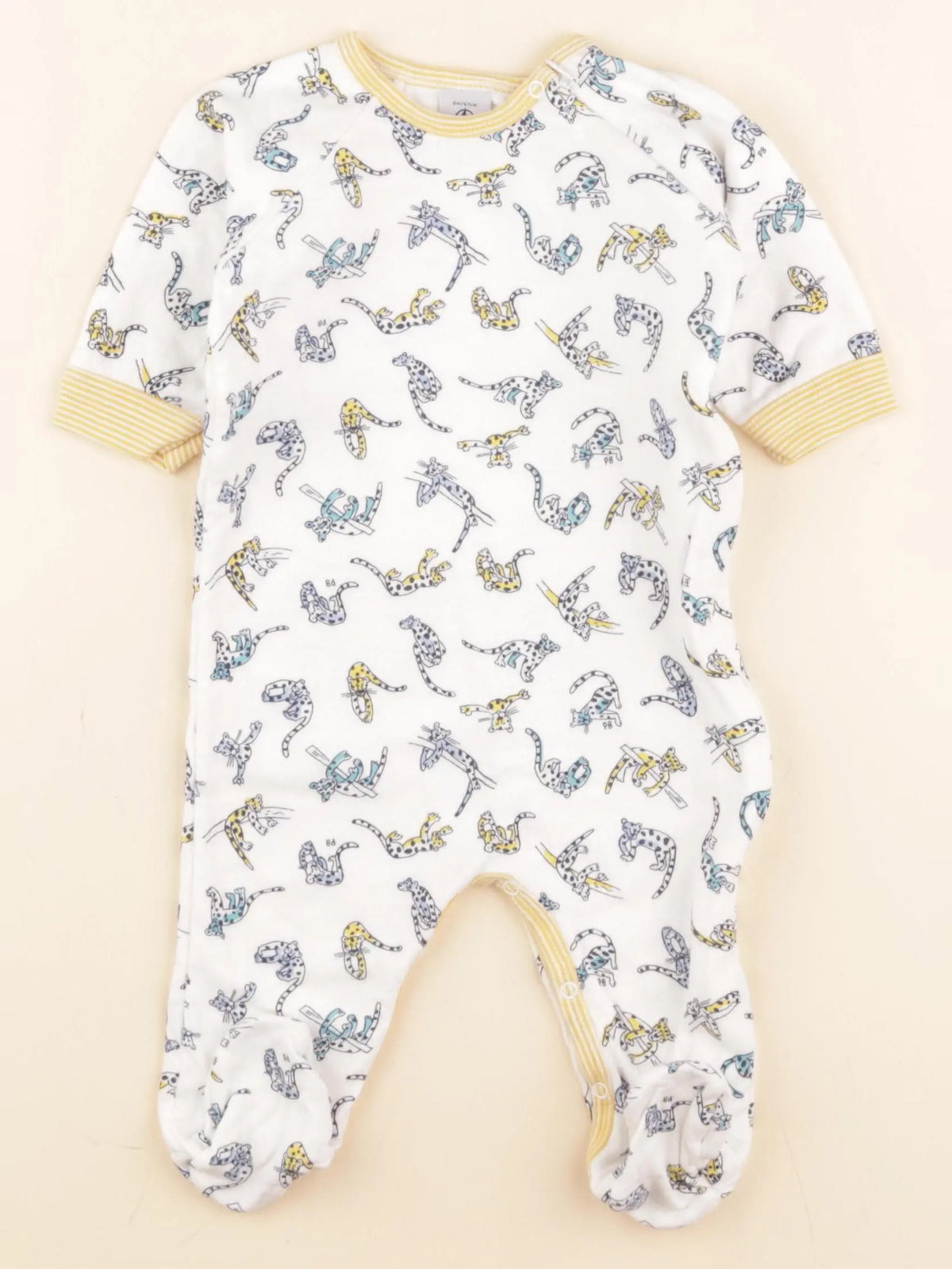 Petit Bateau - pyjama coton multicolore - 6 mois