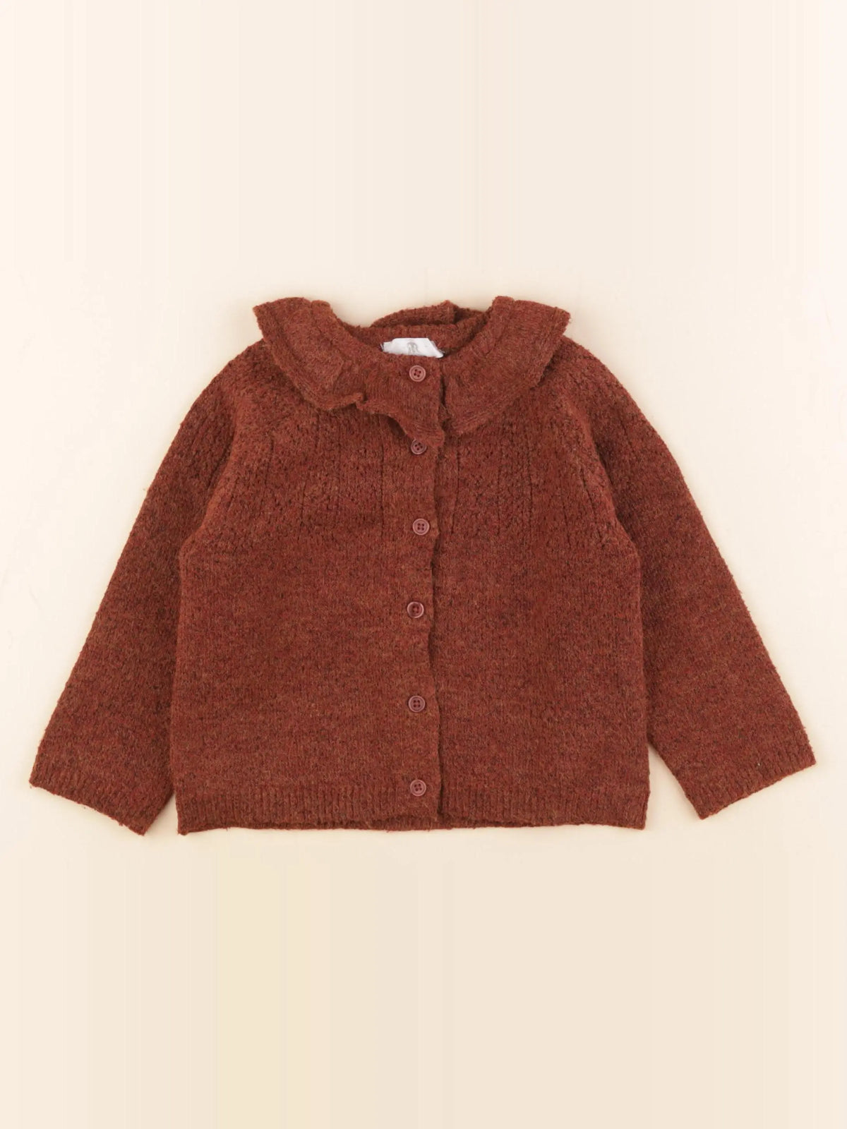La Redoute - gilet marron - 3 ans