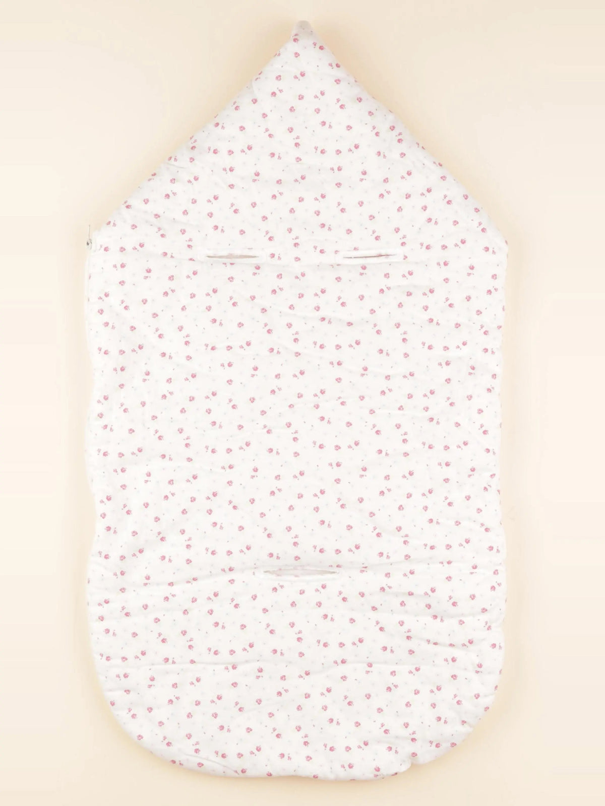 Petit Bateau - nid d'ange blanc, rose - 0/6 mois