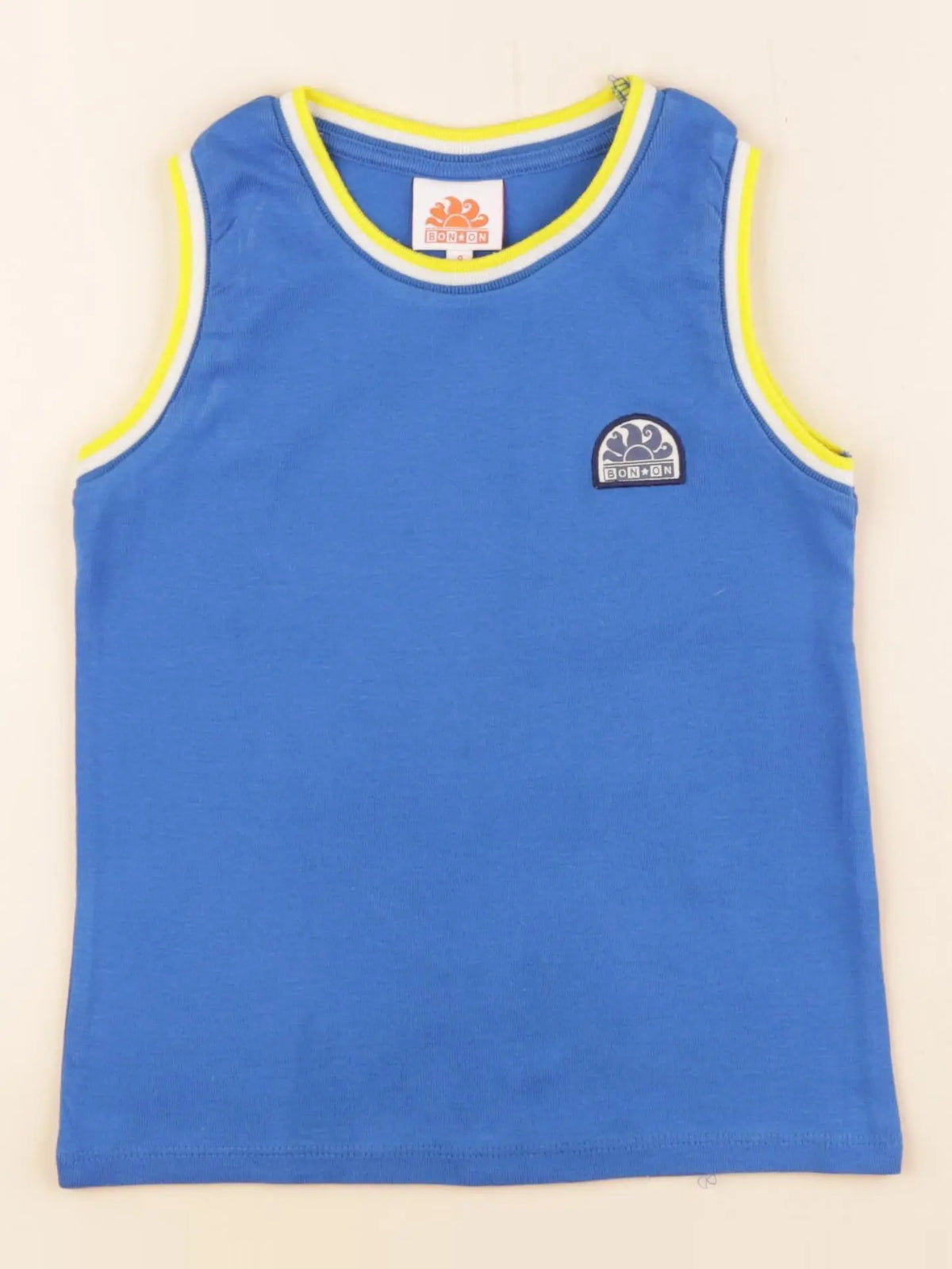 Bonton - débardeur bleu - 8 ans