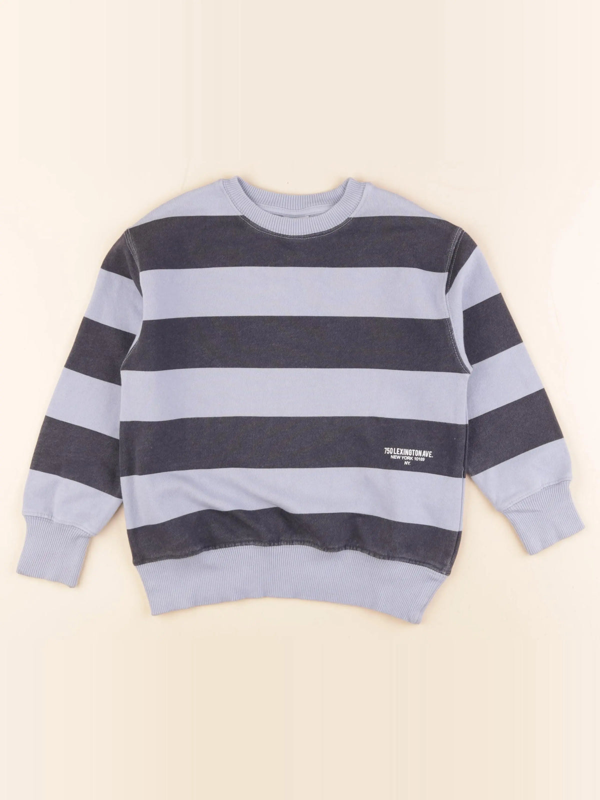 Zara - sweat bleu - 7 ans