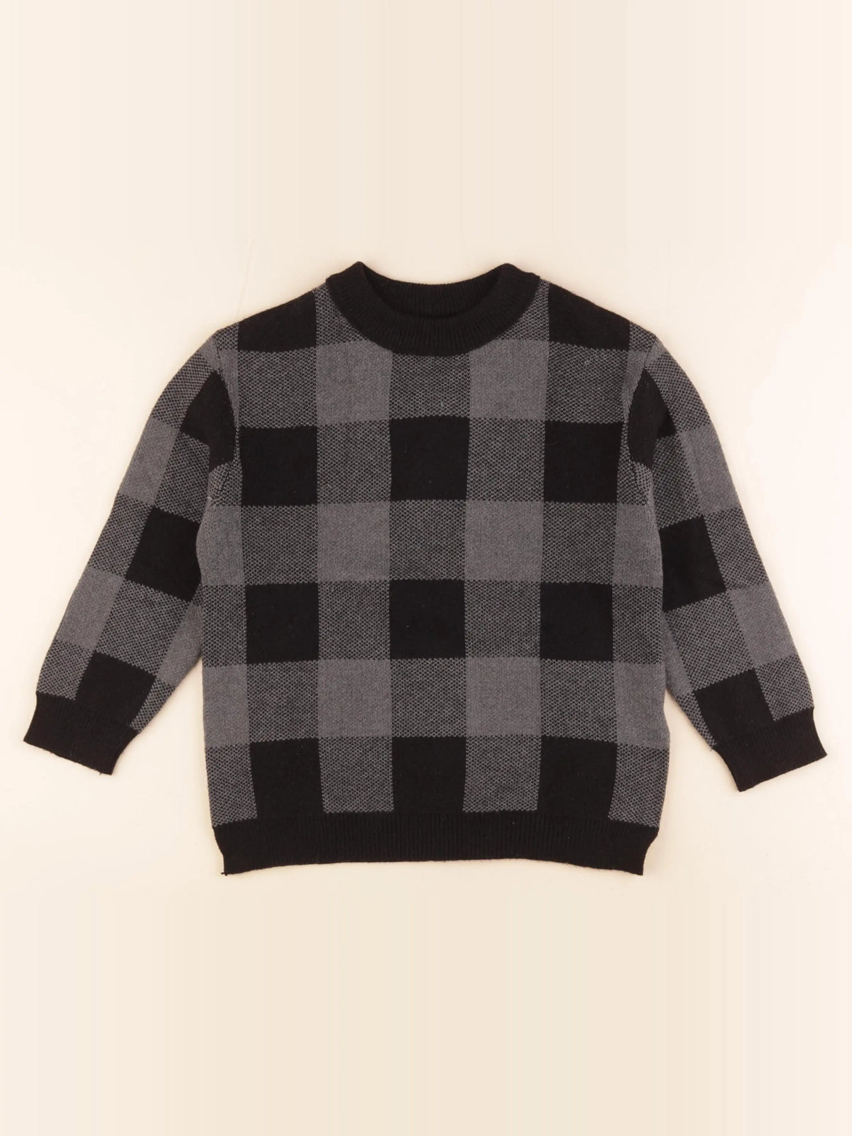 Zara - pull noir, gris - 6 ans