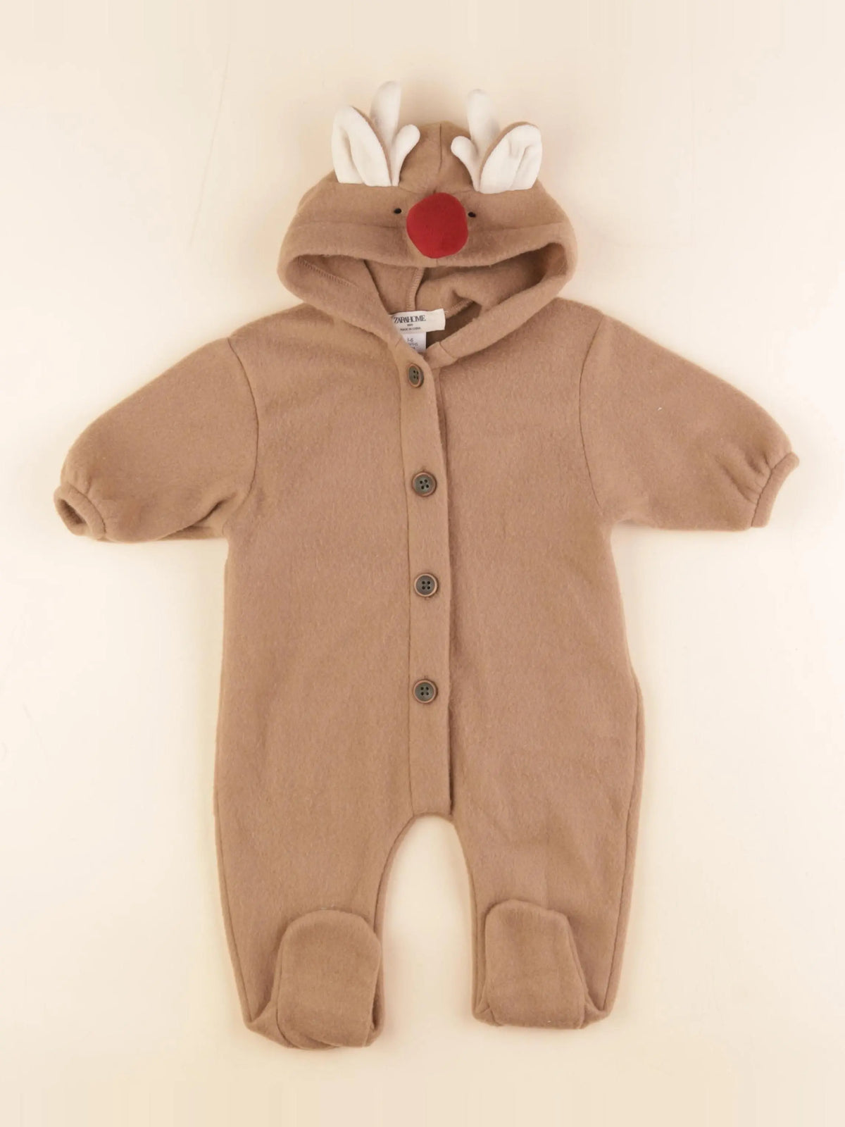 Zara - combinaison marron - 1/6 mois