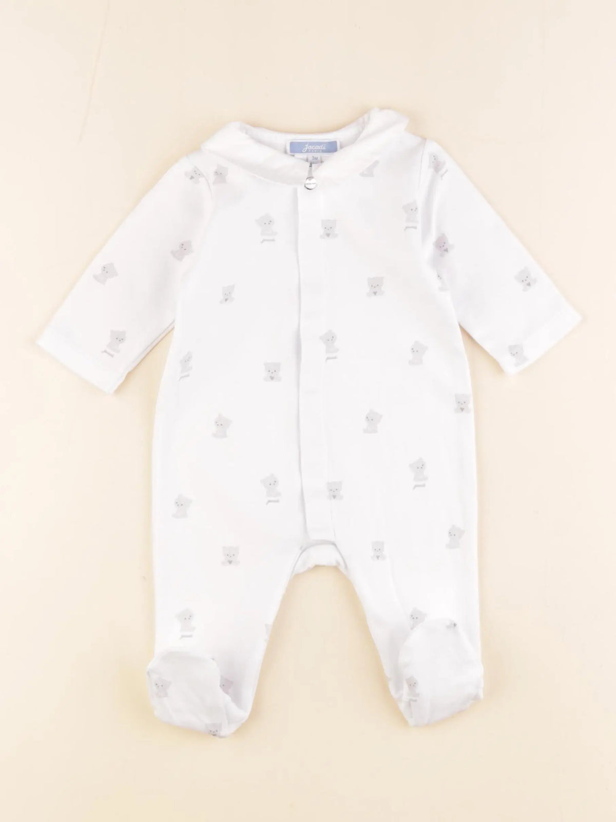 Jacadi - pyjama coton blanc - 3 mois