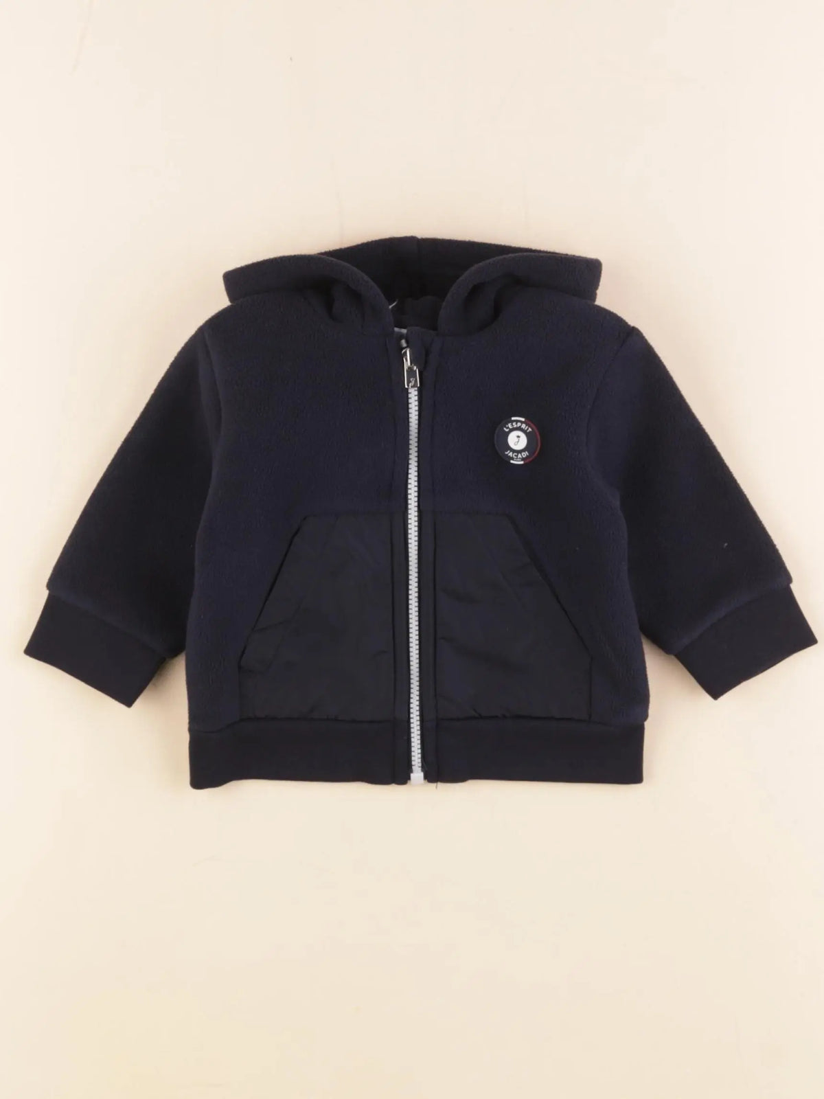 Jacadi - polaire bleu - 6 mois