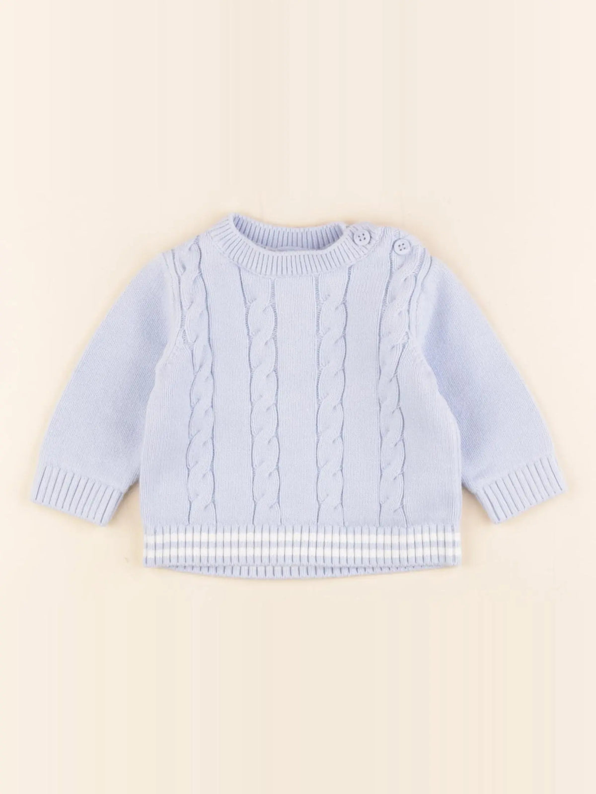 Jacadi - pull bleu - 6 mois