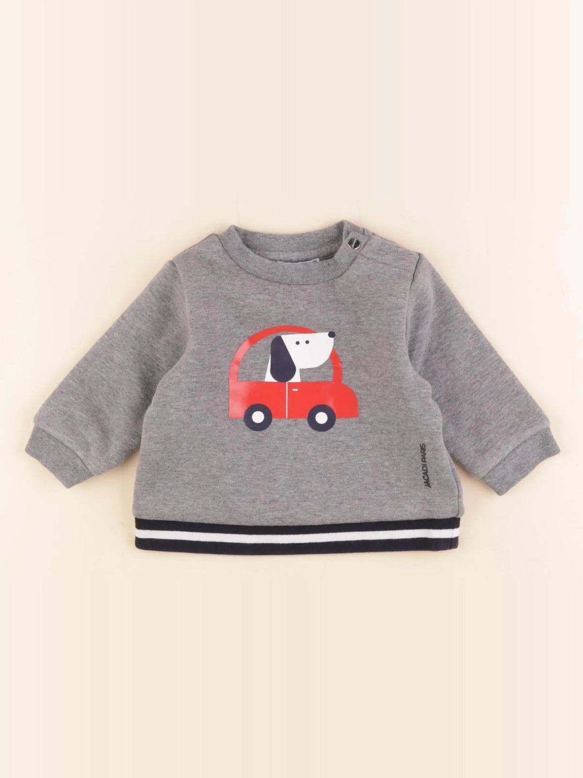 Jacadi - sweat gris - 6 mois