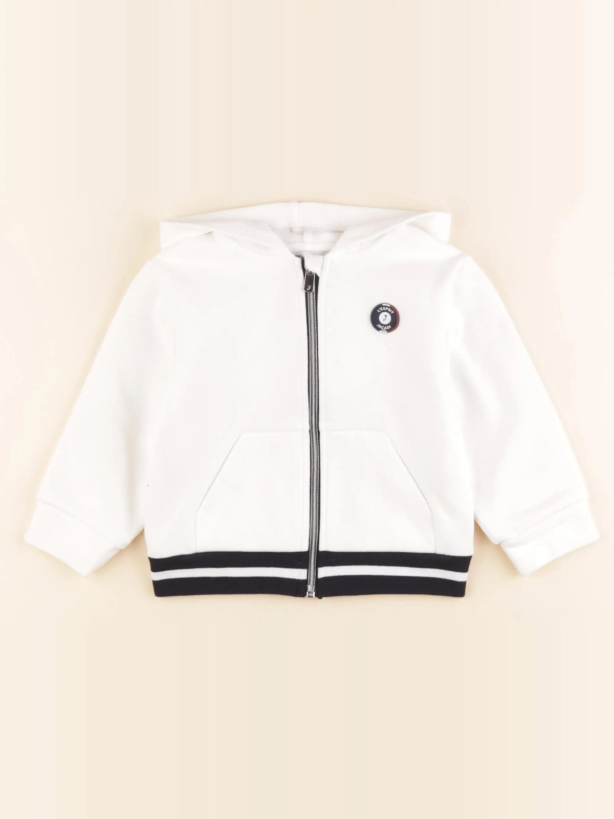 Jacadi - sweat blanc - 24 mois