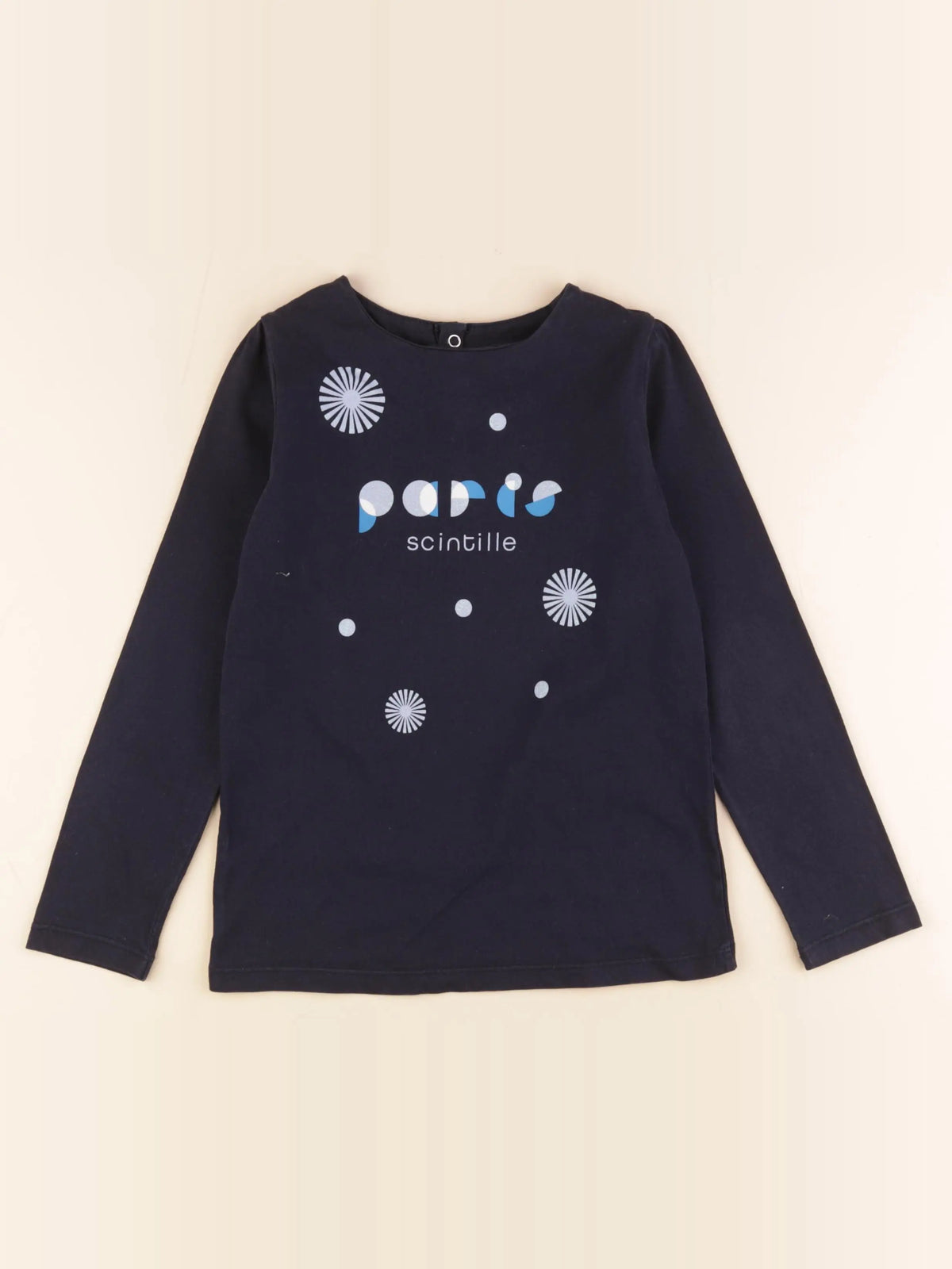 Jacadi - tee-shirt bleu - 8 ans