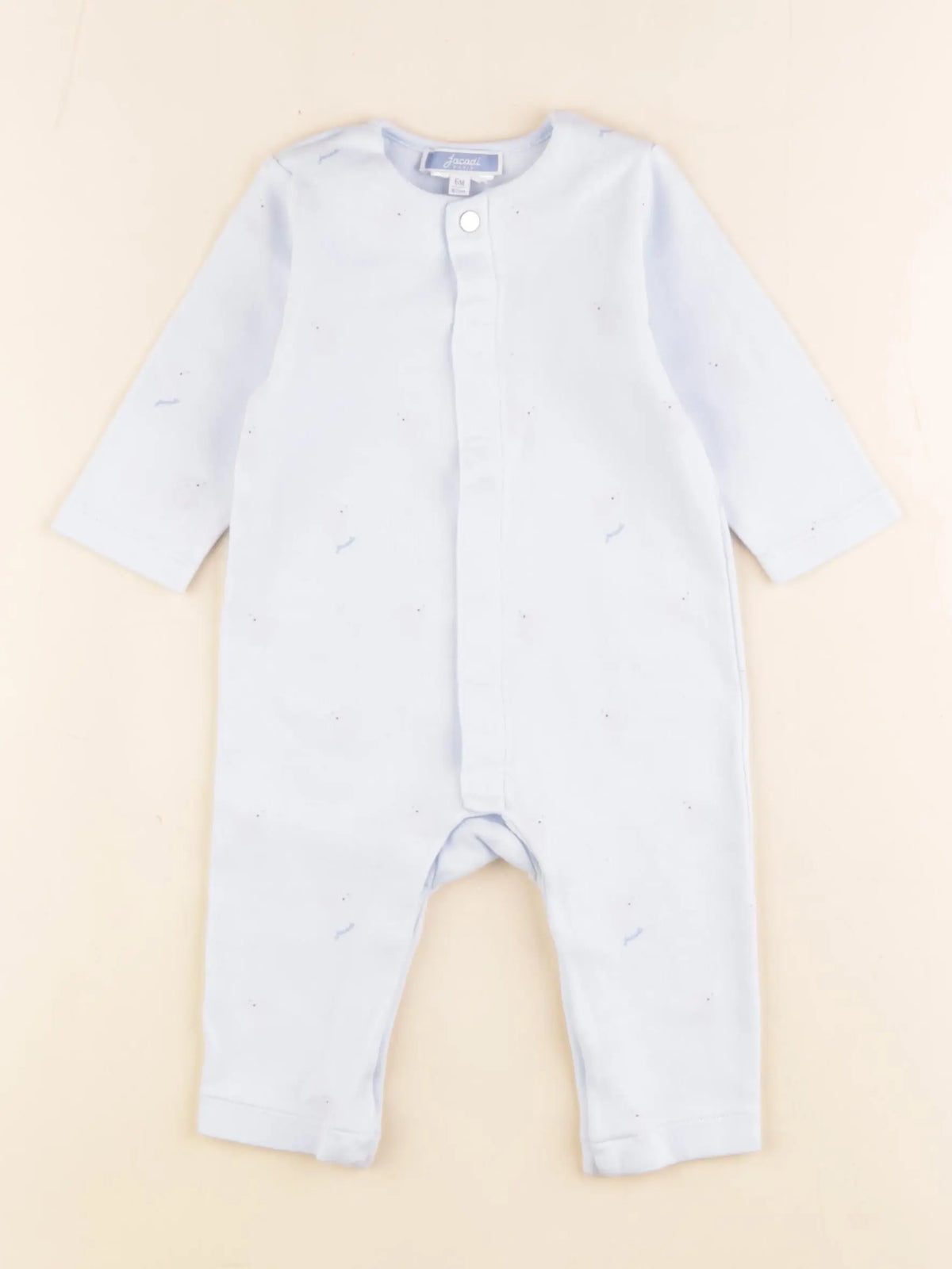 Jacadi - pyjama coton bleu - 6 mois