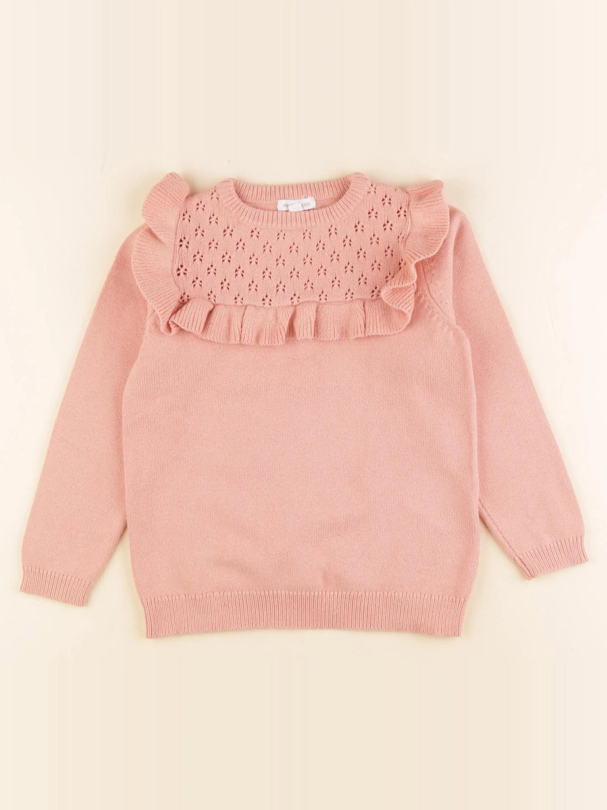 Vertbaudet - pull rose - 6 ans