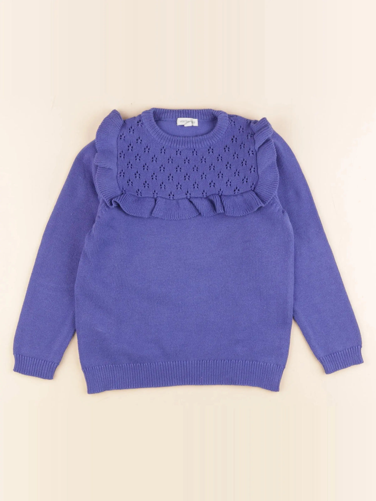 Vertbaudet - pull bleu - 6 ans