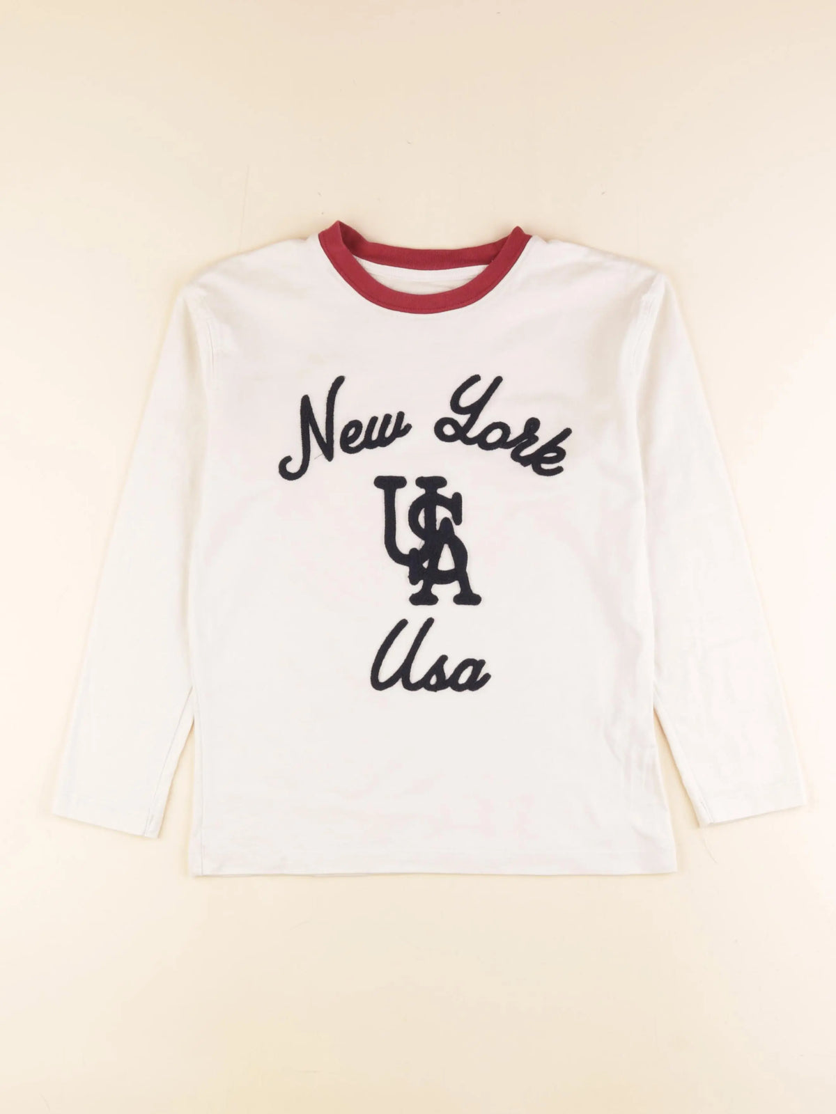 Zara - tee-shirt beige - 8/9 ans