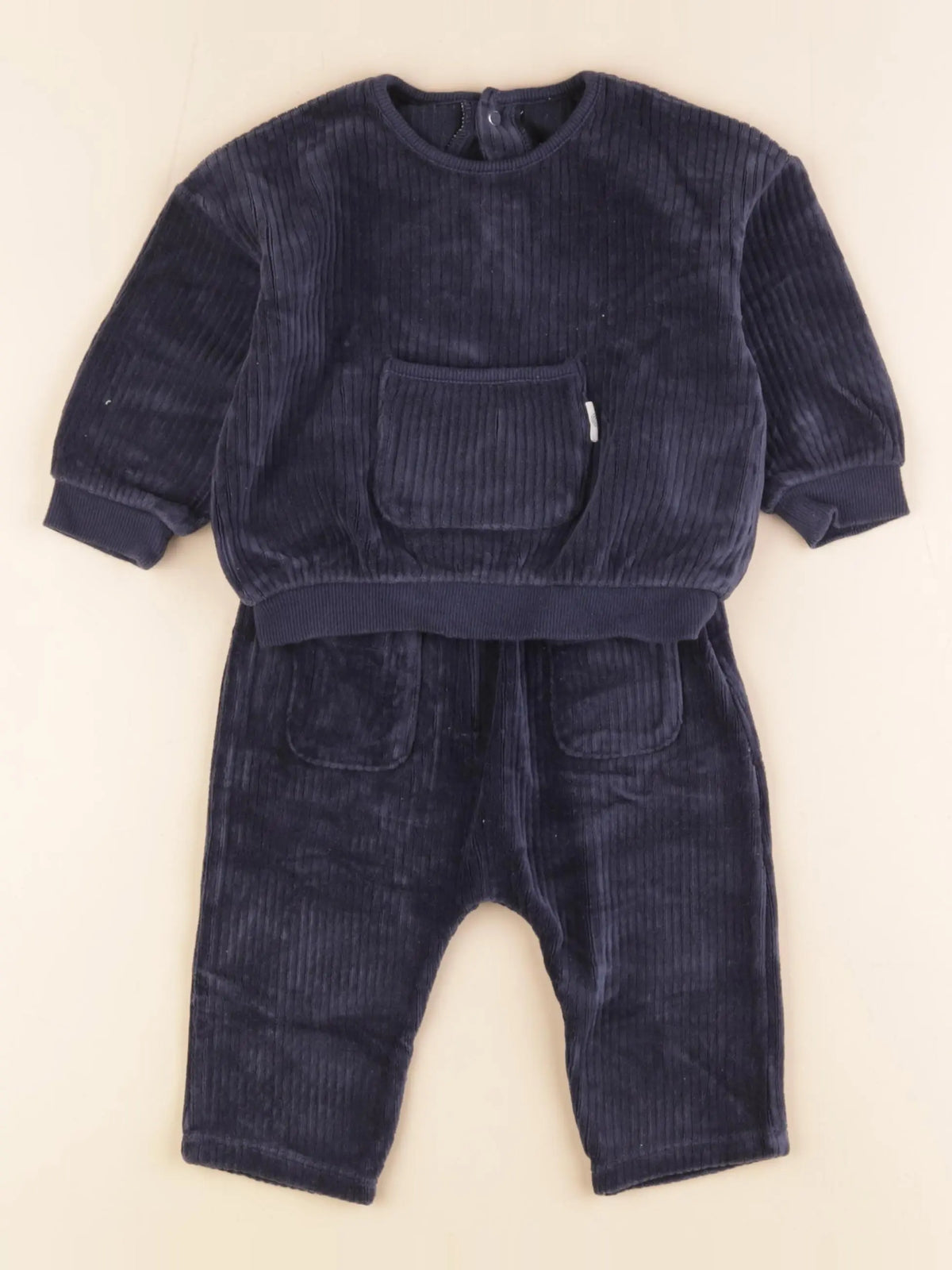 La Redoute - ensemble bleu - 12 mois