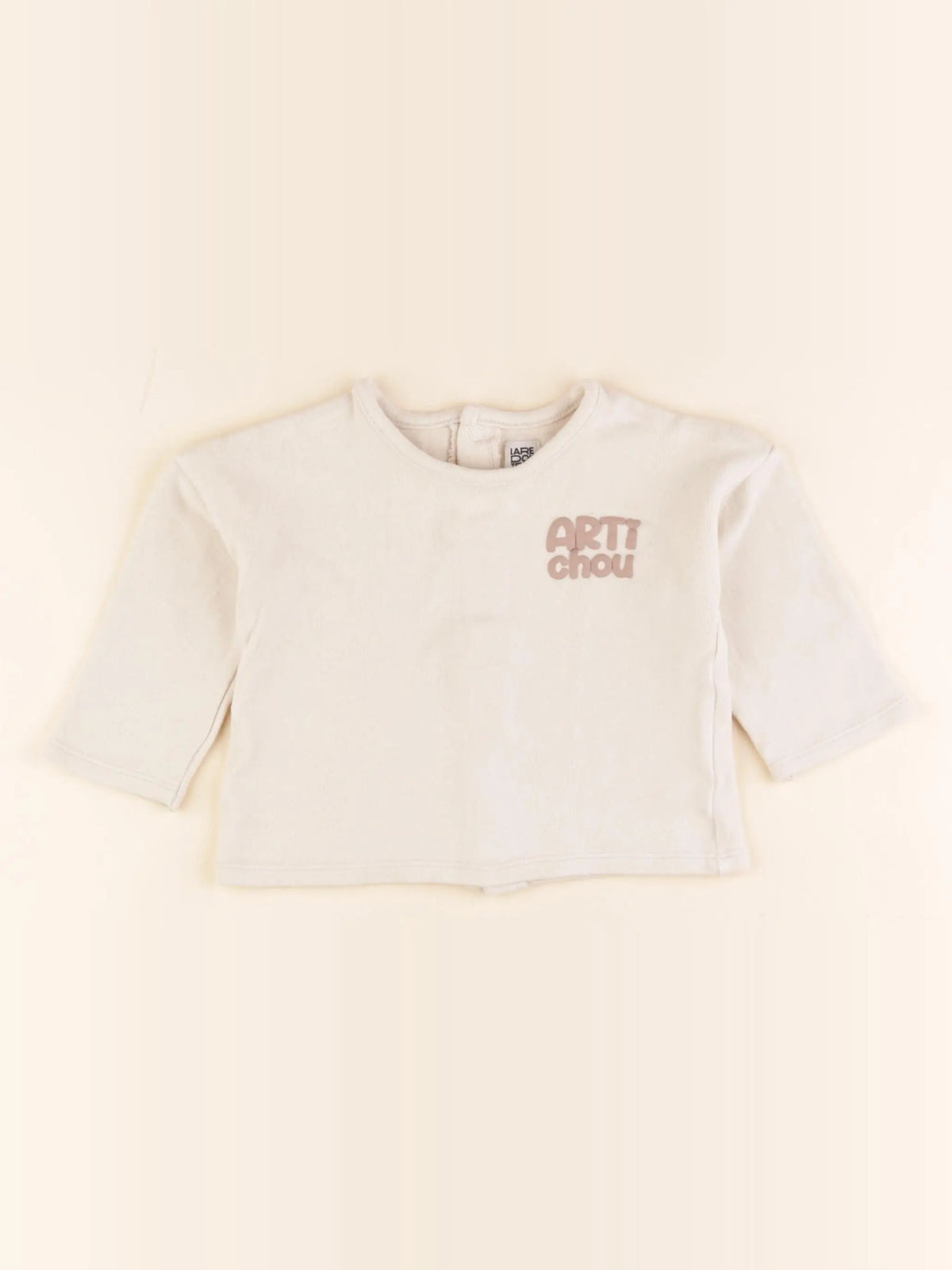 La Redoute - sweat beige - 12 mois