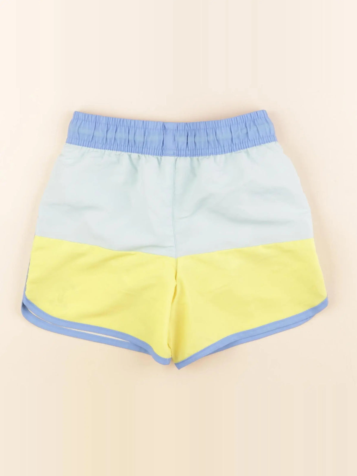 Vertbaudet - maillot de bain bleu, jaune - 6 ans