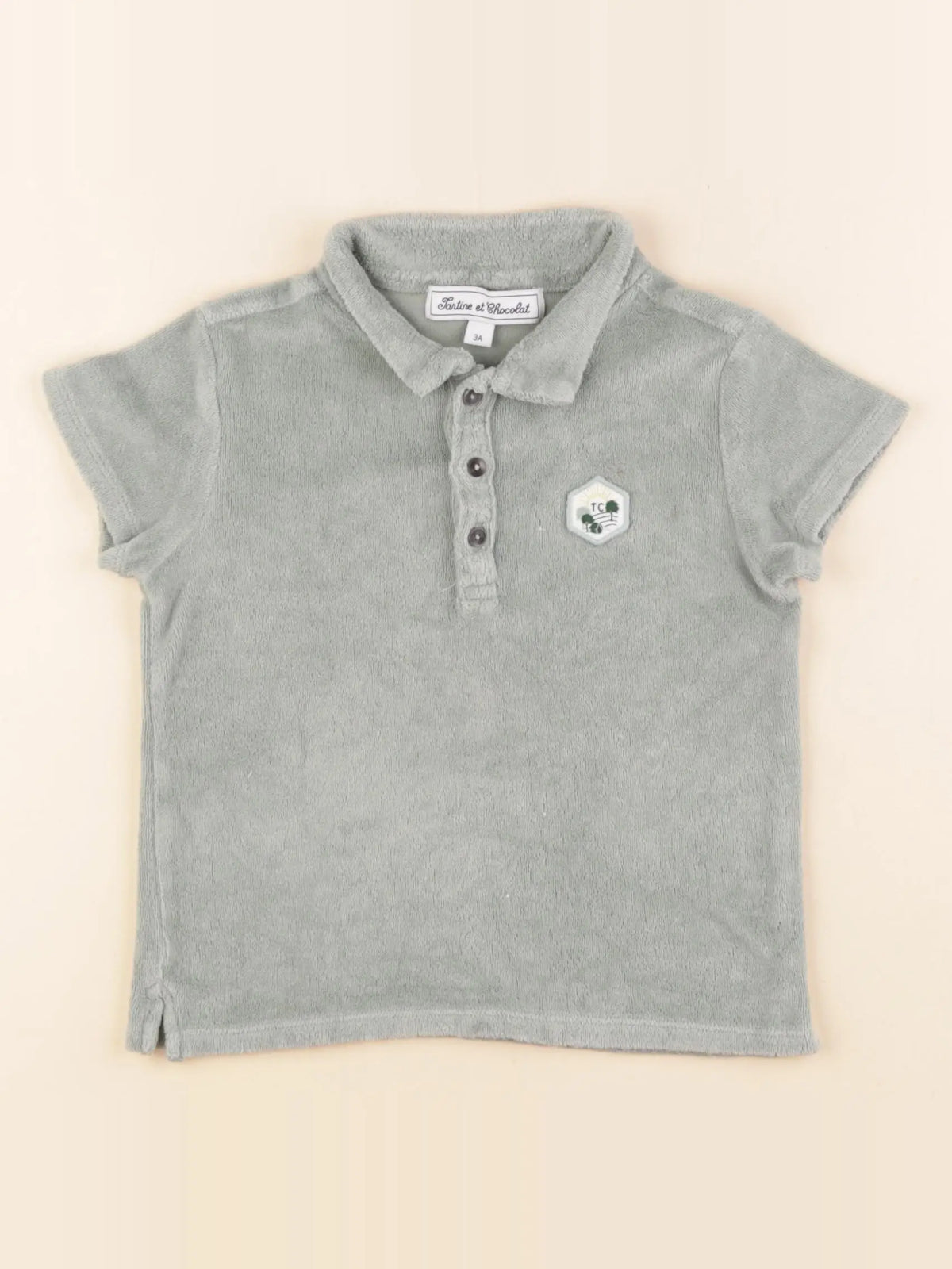 Tartine & Chocolat - tee-shirt éponge vert - 3 ans