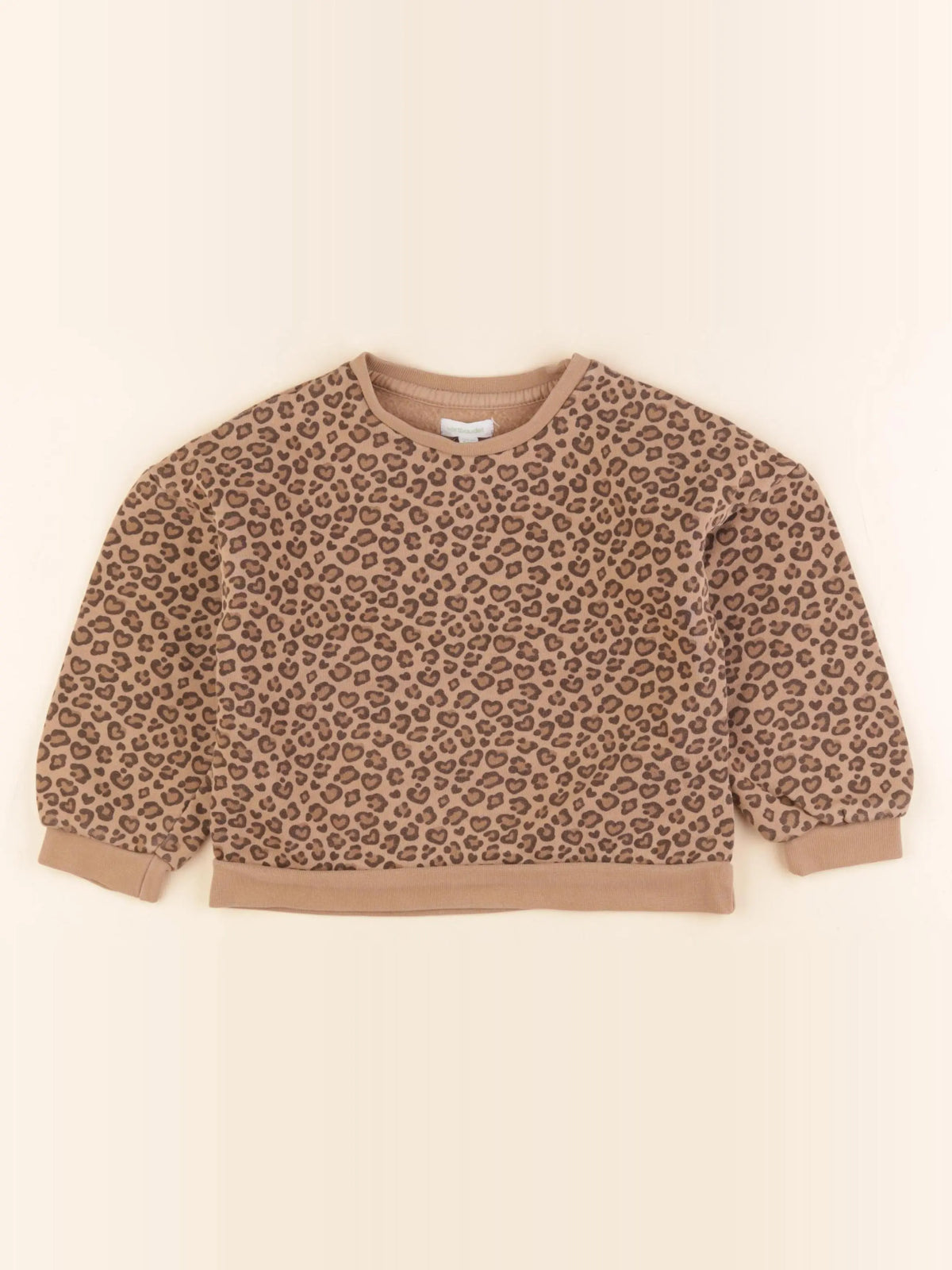 Vertbaudet - sweat marron - 6 ans