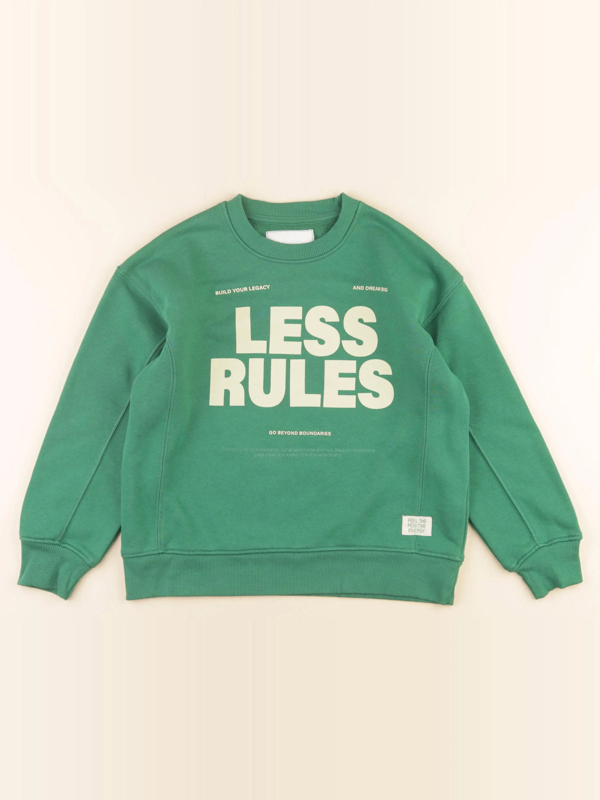 Zara - sweat vert - 8/9 ans