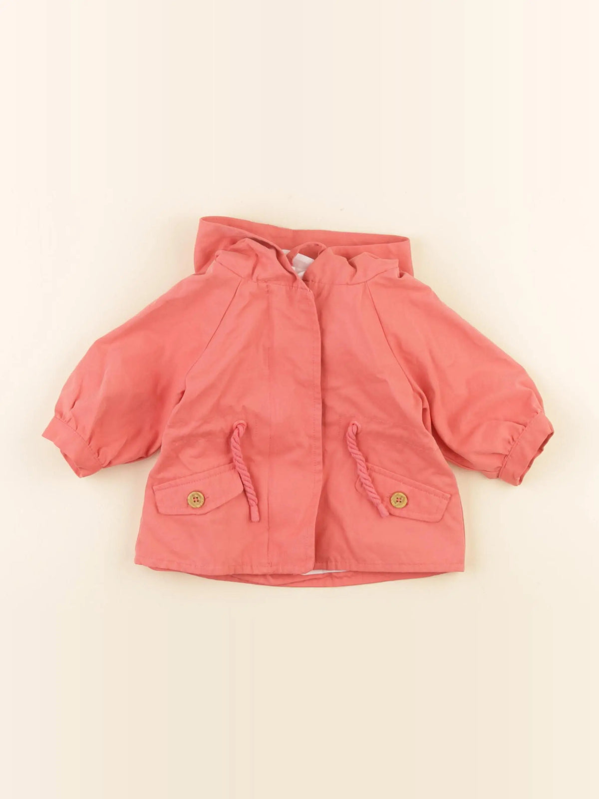 Vertbaudet - veste orange - 3 mois