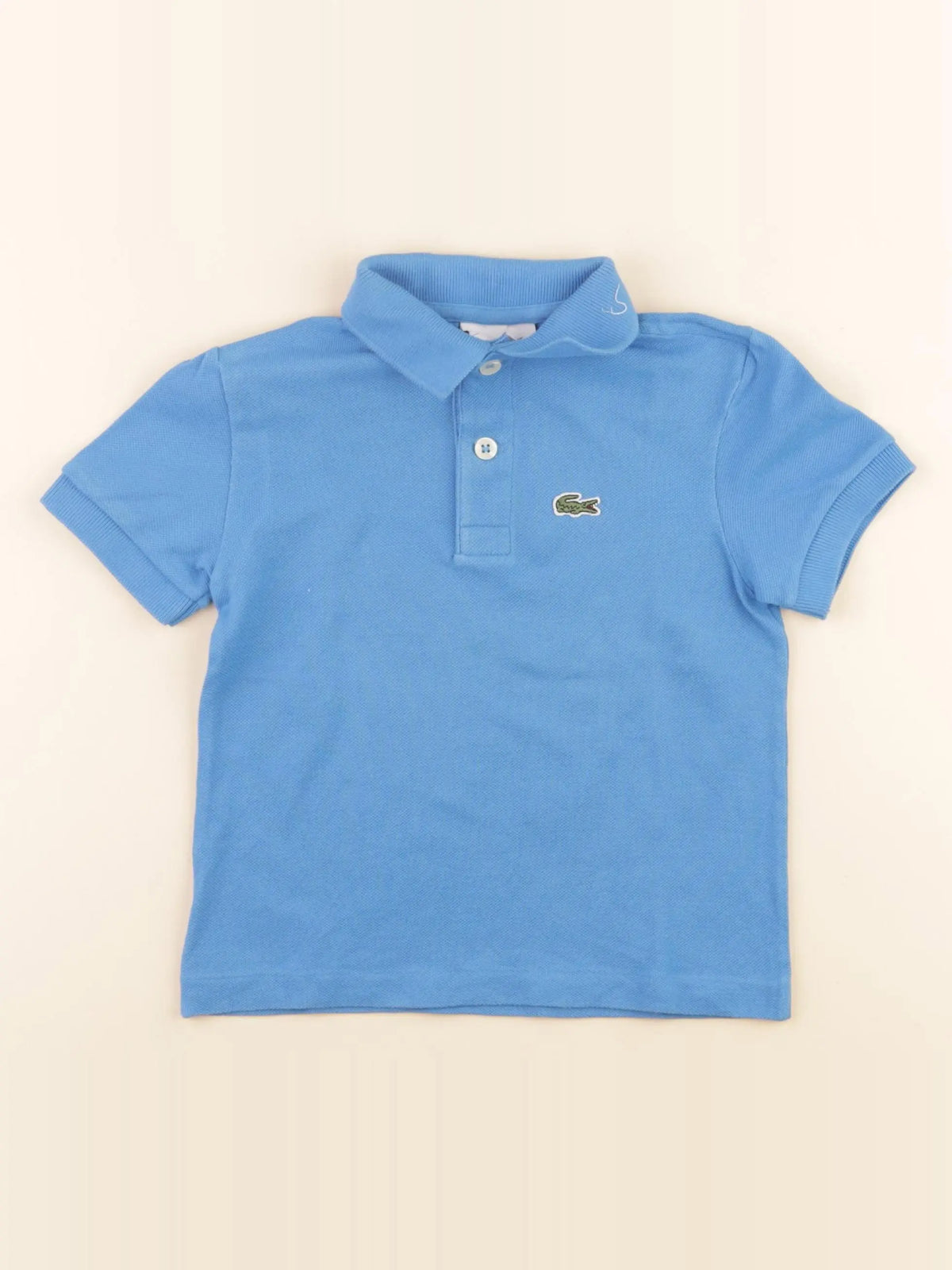Lacoste - polo bleu - 3 ans