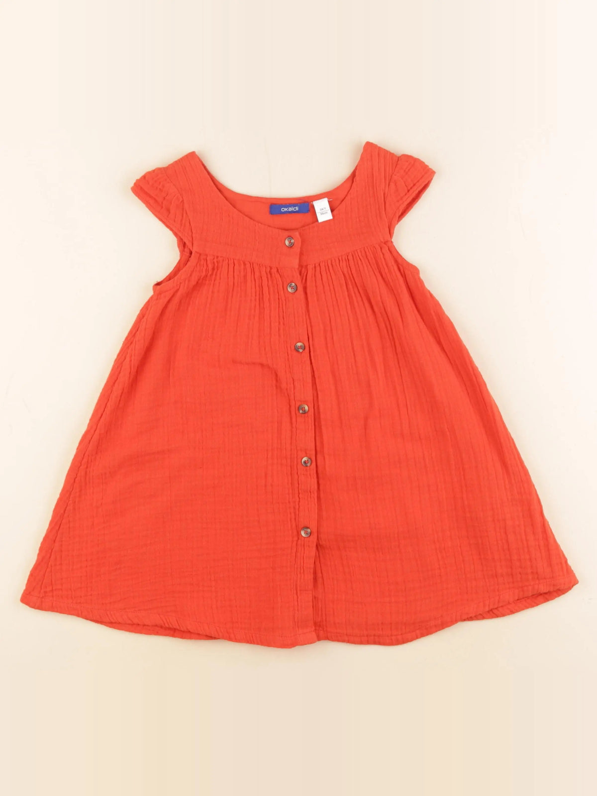 Okaidi - robe rouge - 3 ans