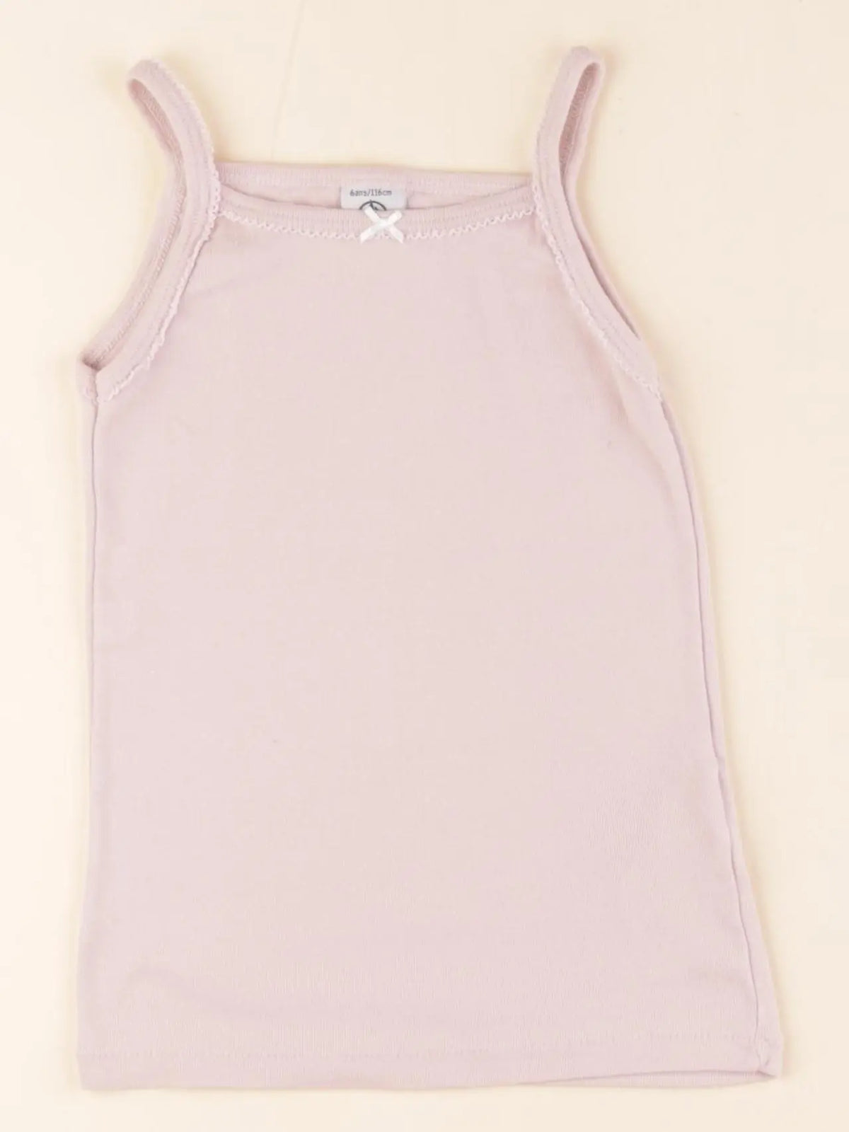 Petit Bateau - maillot de corps rose - 6 ans