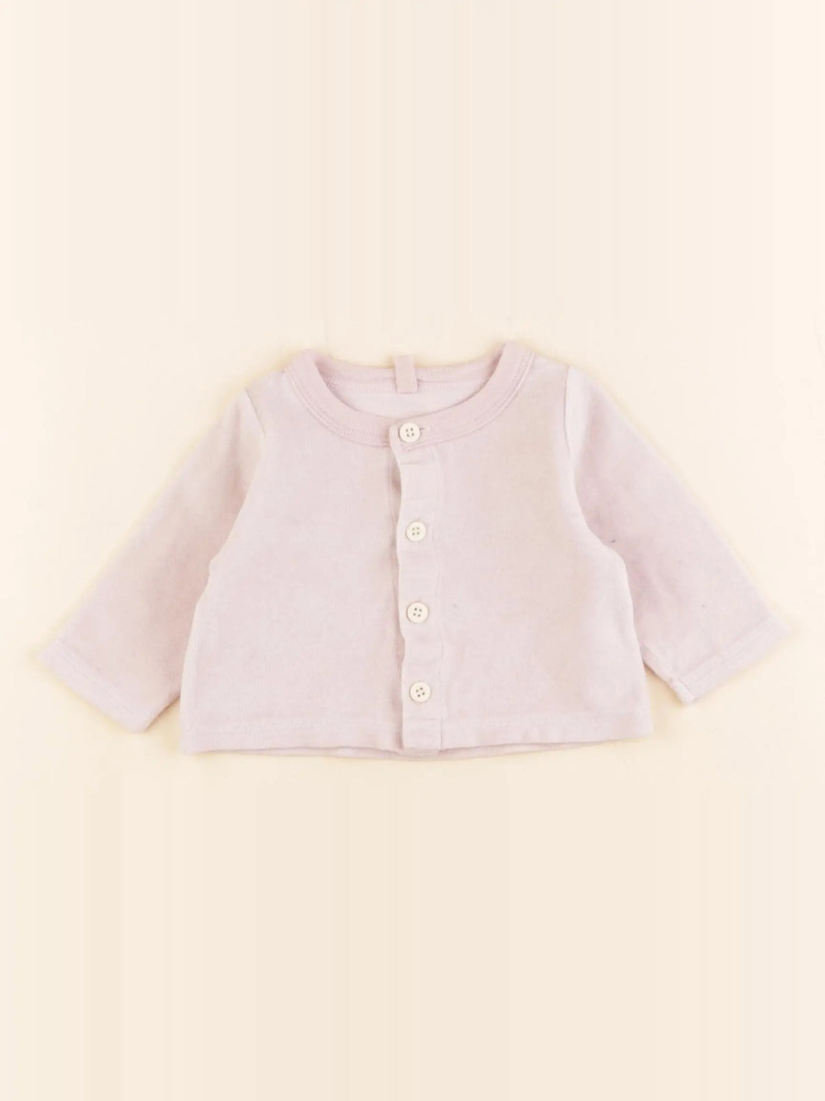 Petit Bateau - gilet rose - 3 mois