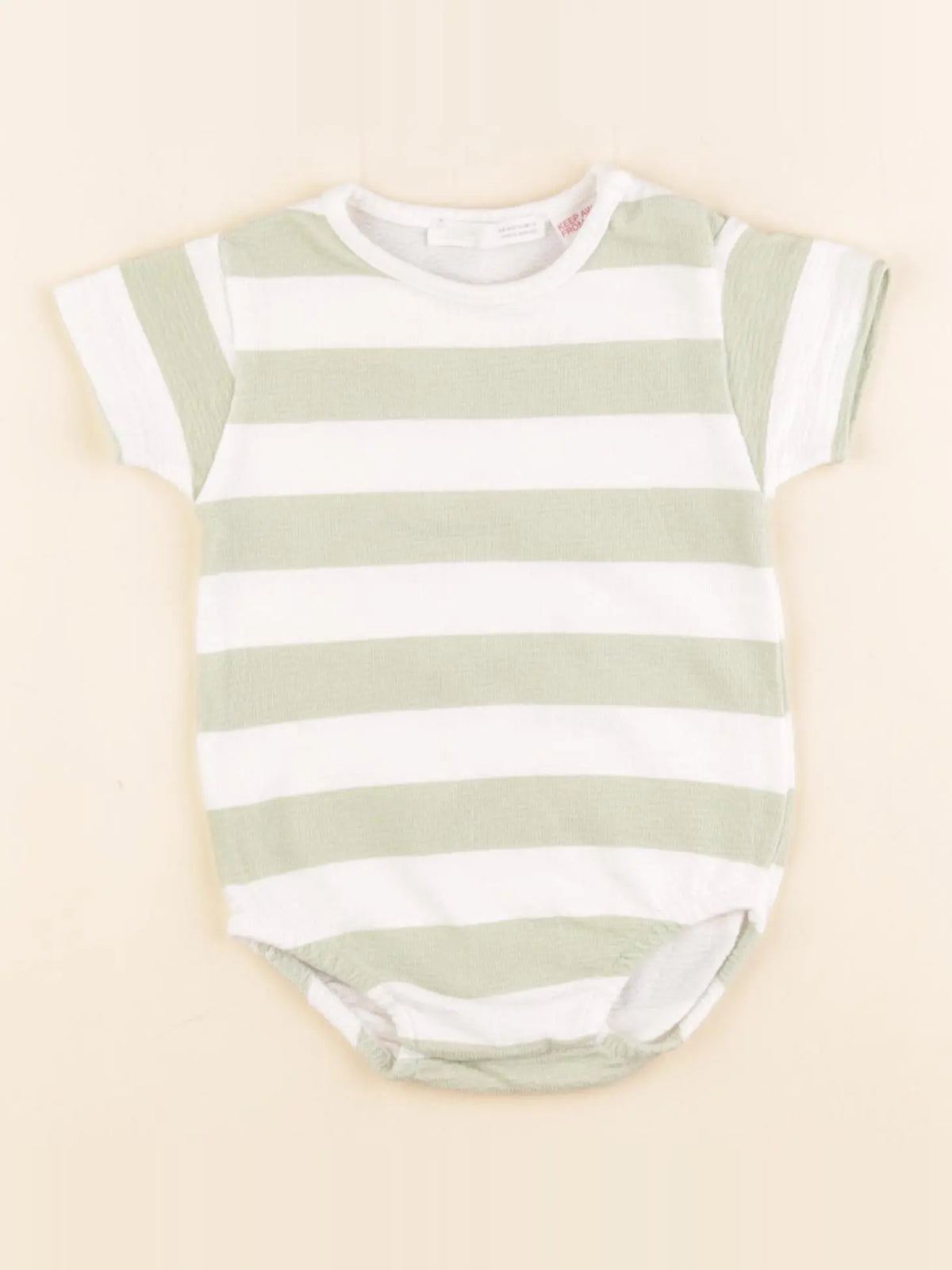 Zara - combinaison vert - 3/6 mois