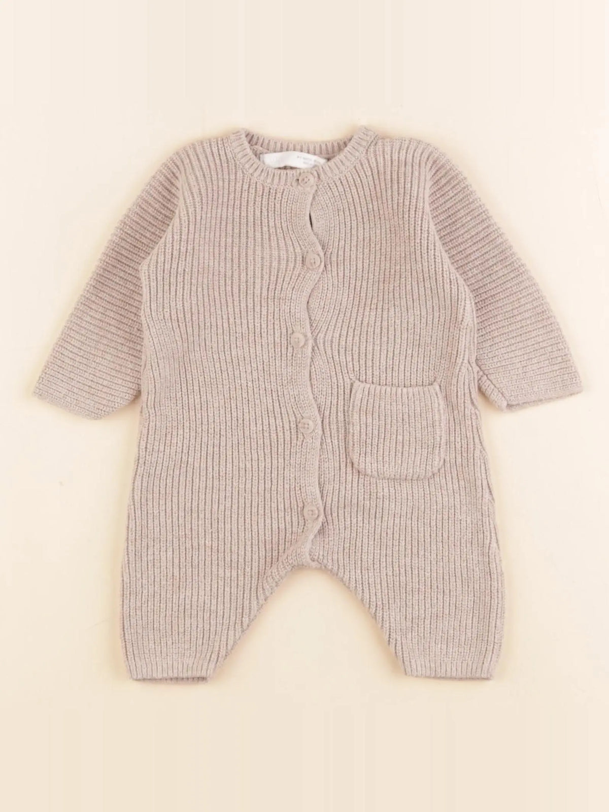 H&M - combinaison marron - 0/1 mois