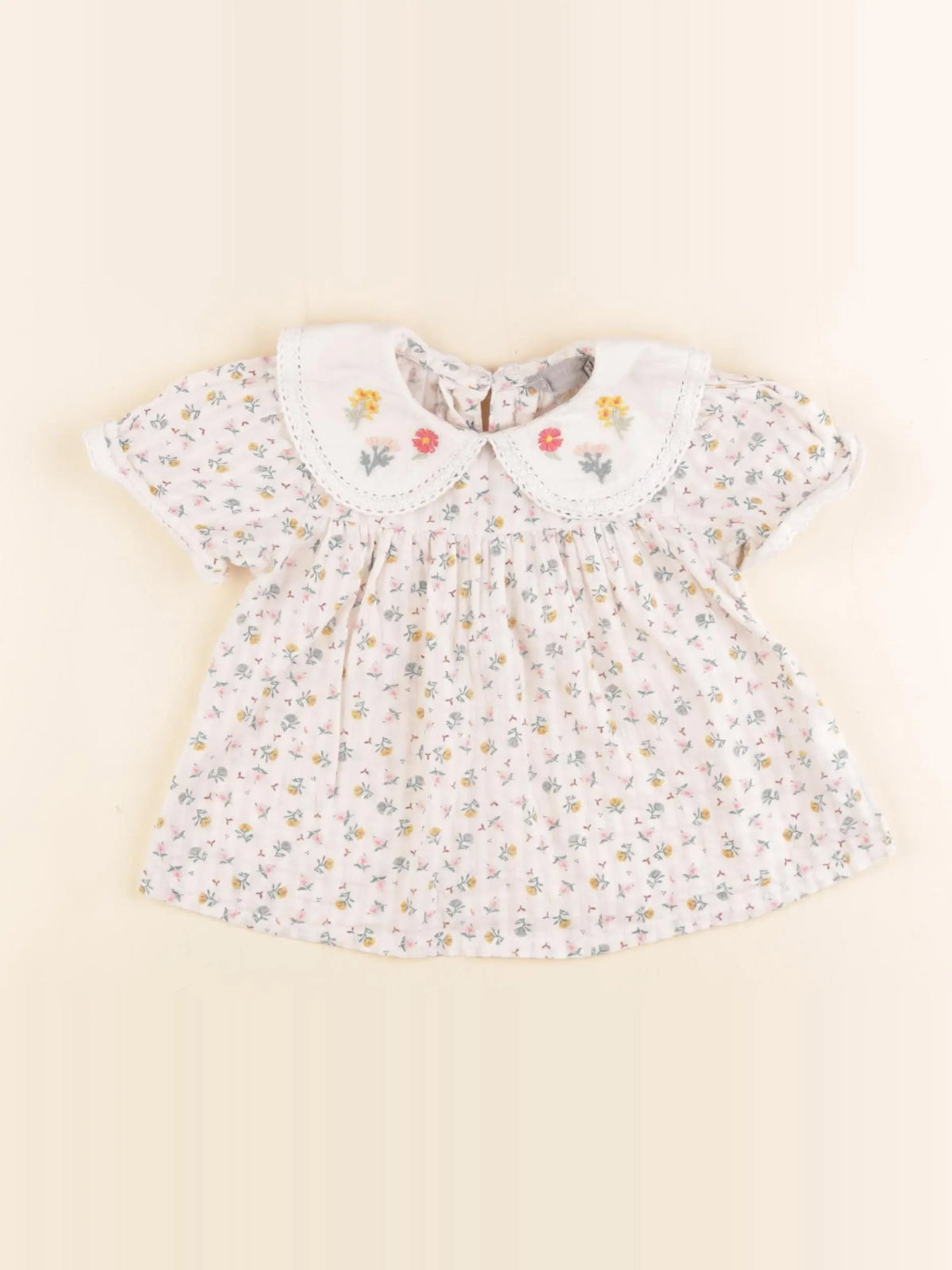 Boutchou - blouse multicolore - 9 mois