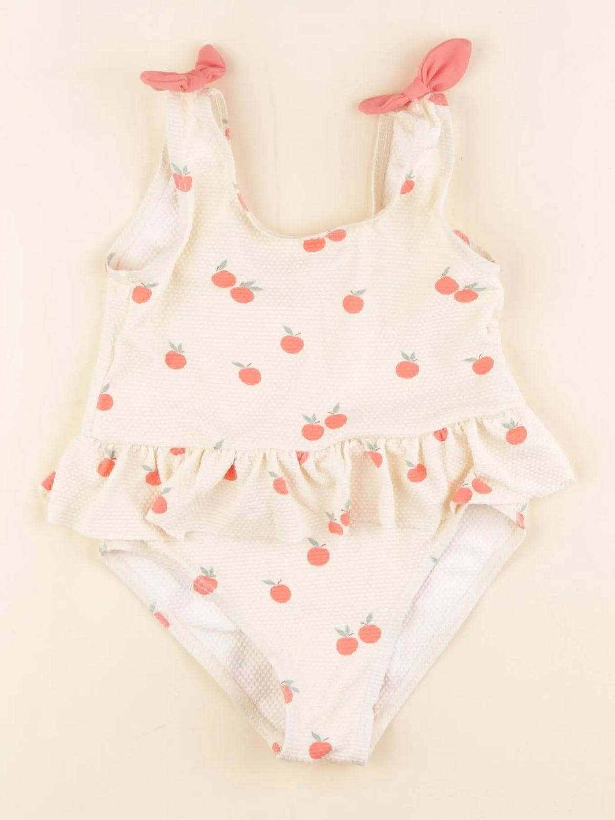 Vertbaudet - maillot de bain beige - 3 ans