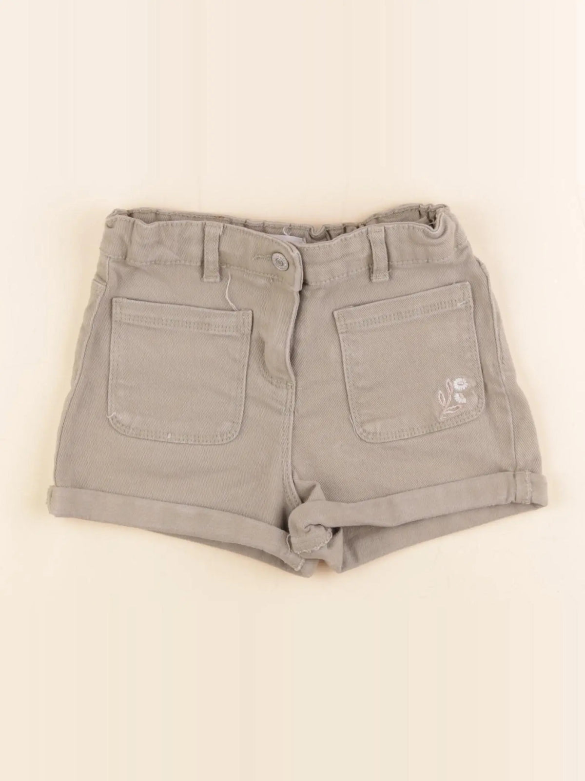 Vertbaudet - short vert - 7 ans