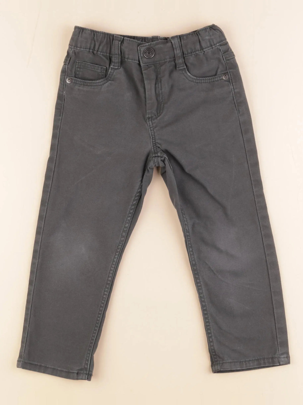 Vertbaudet - pantalon vert - 3 ans