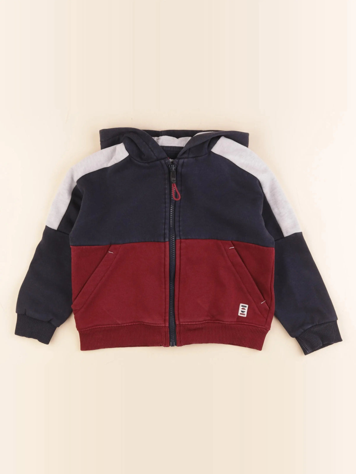 Vertbaudet - sweat multicolore - 4 ans