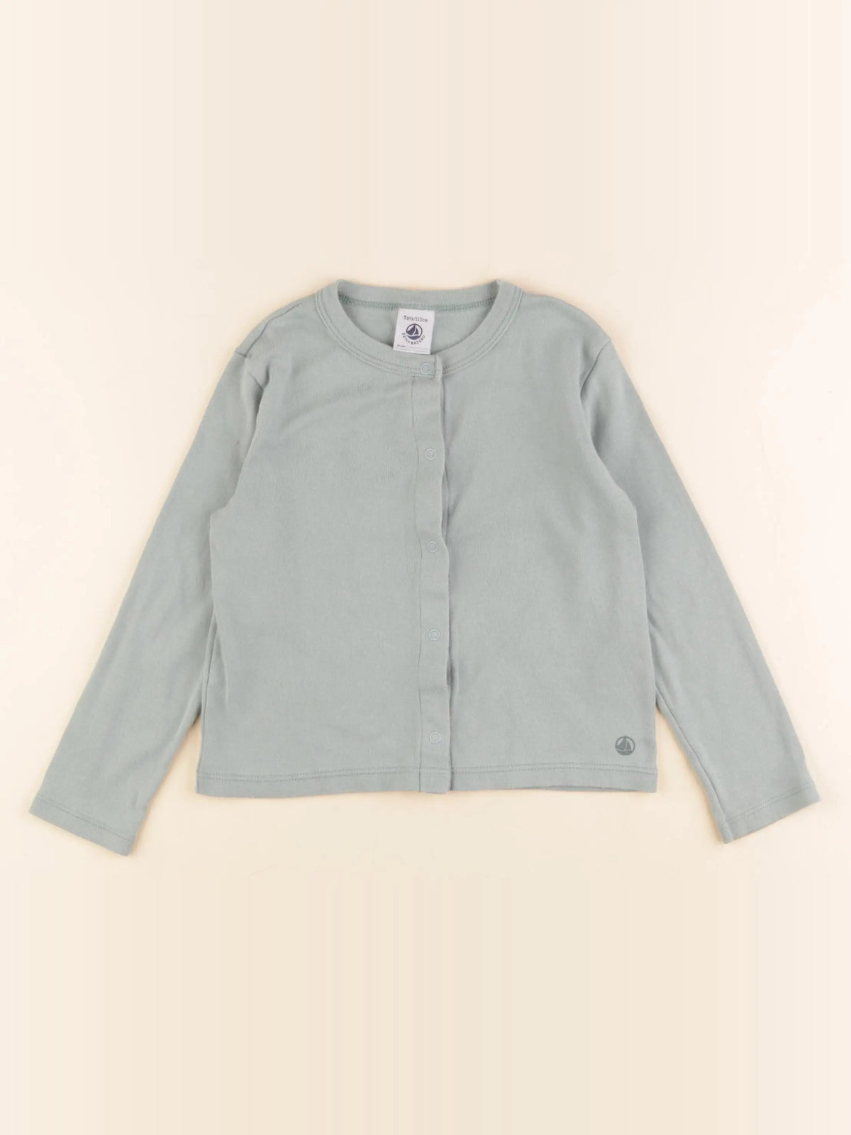 Petit Bateau - sweat vert - 5 ans
