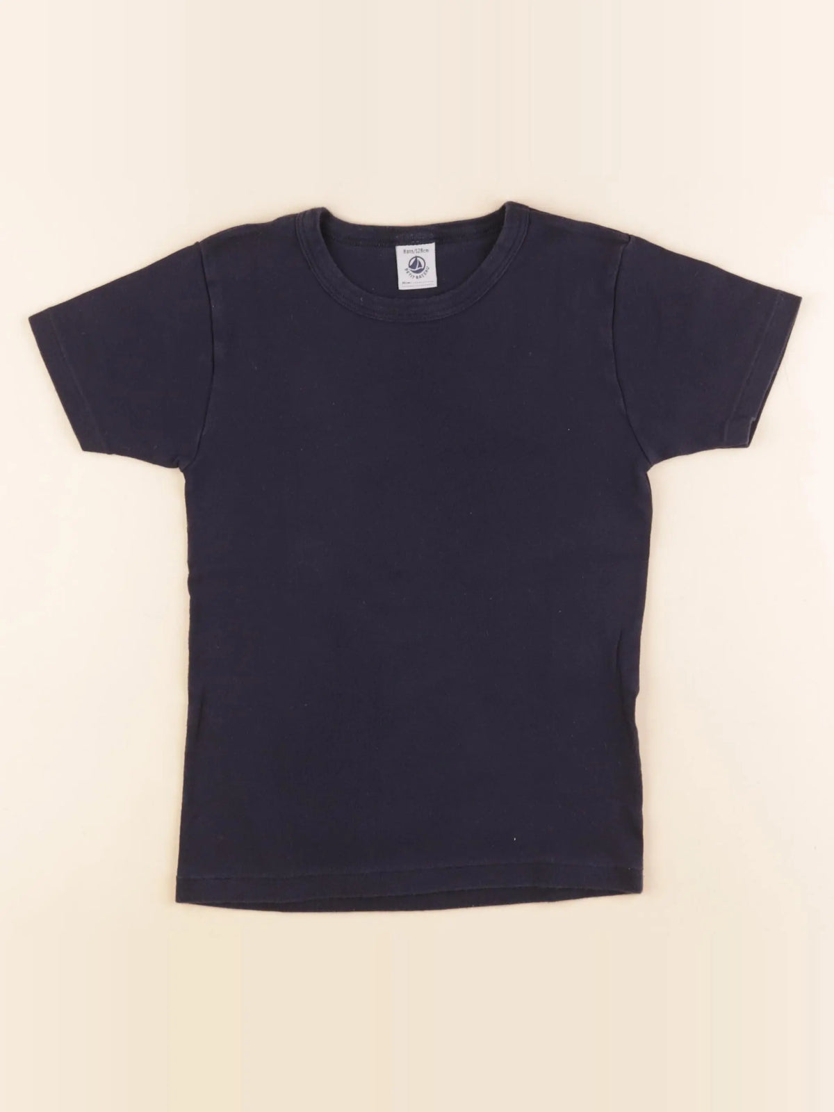 Petit Bateau - maillot de corps bleu - 8 ans