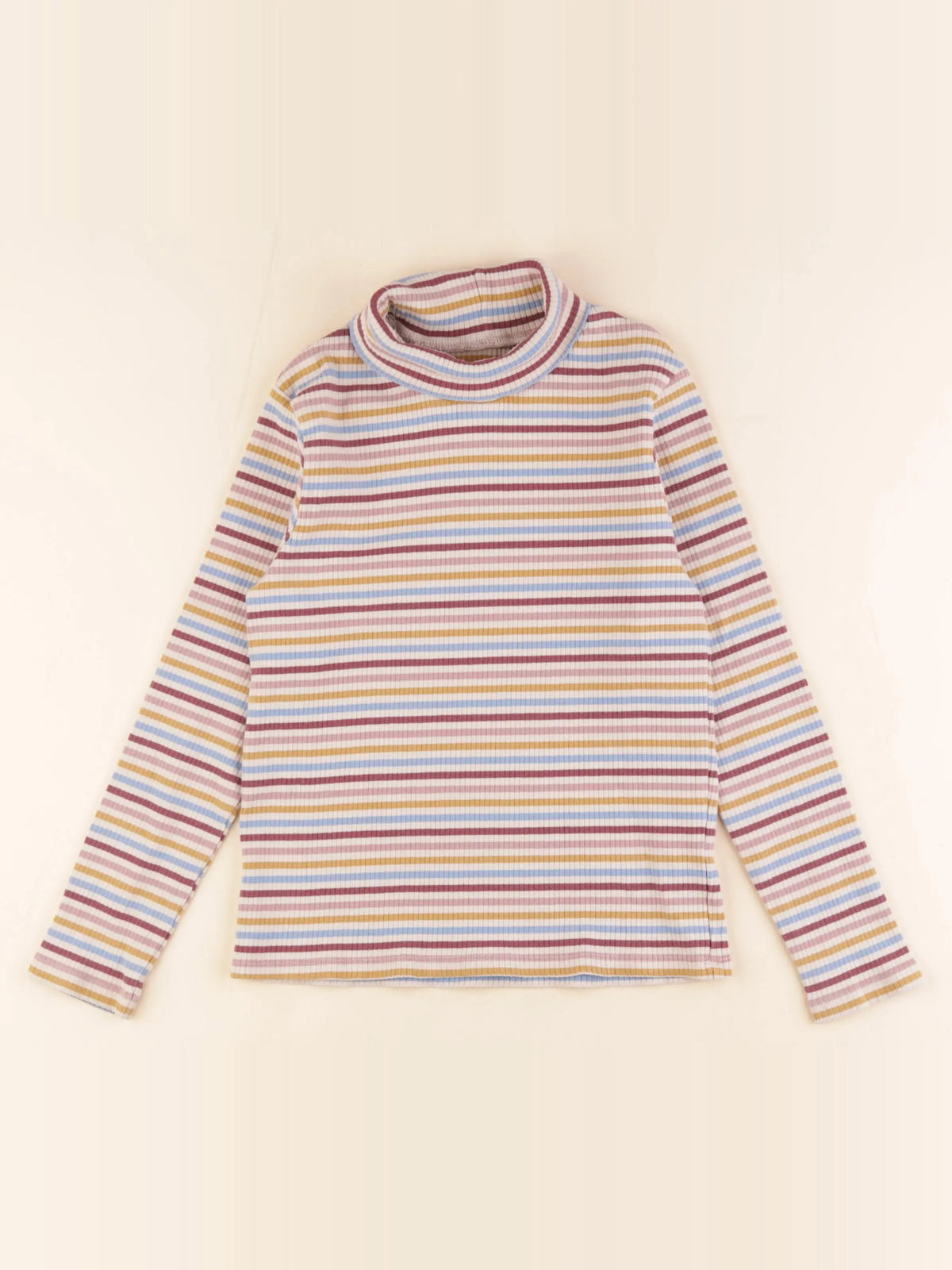 Vertbaudet - sous-pull multicolore - 8 ans